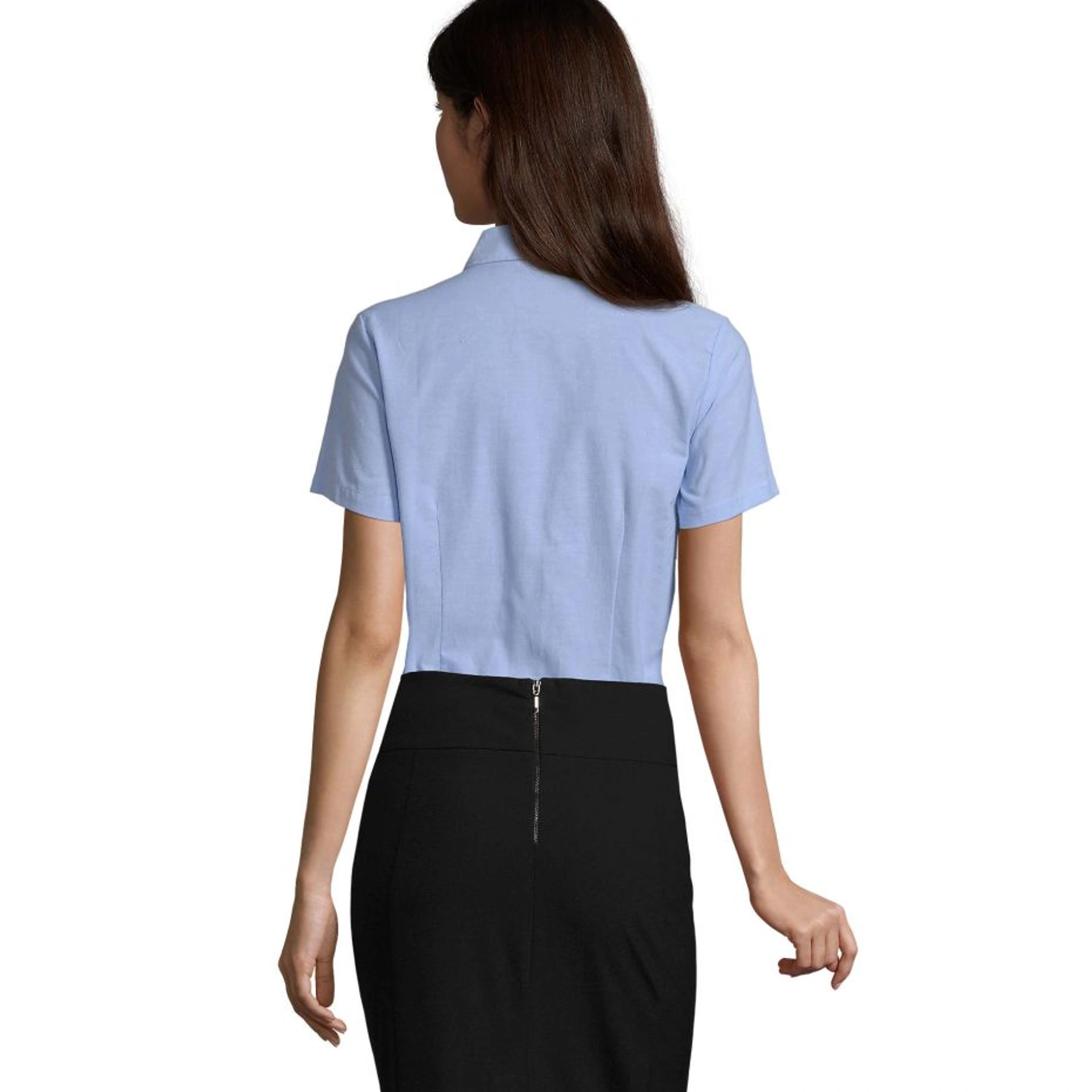 Сорочка жіноча SOL'S Elite Short Sleeve - Блакитний / 3XL