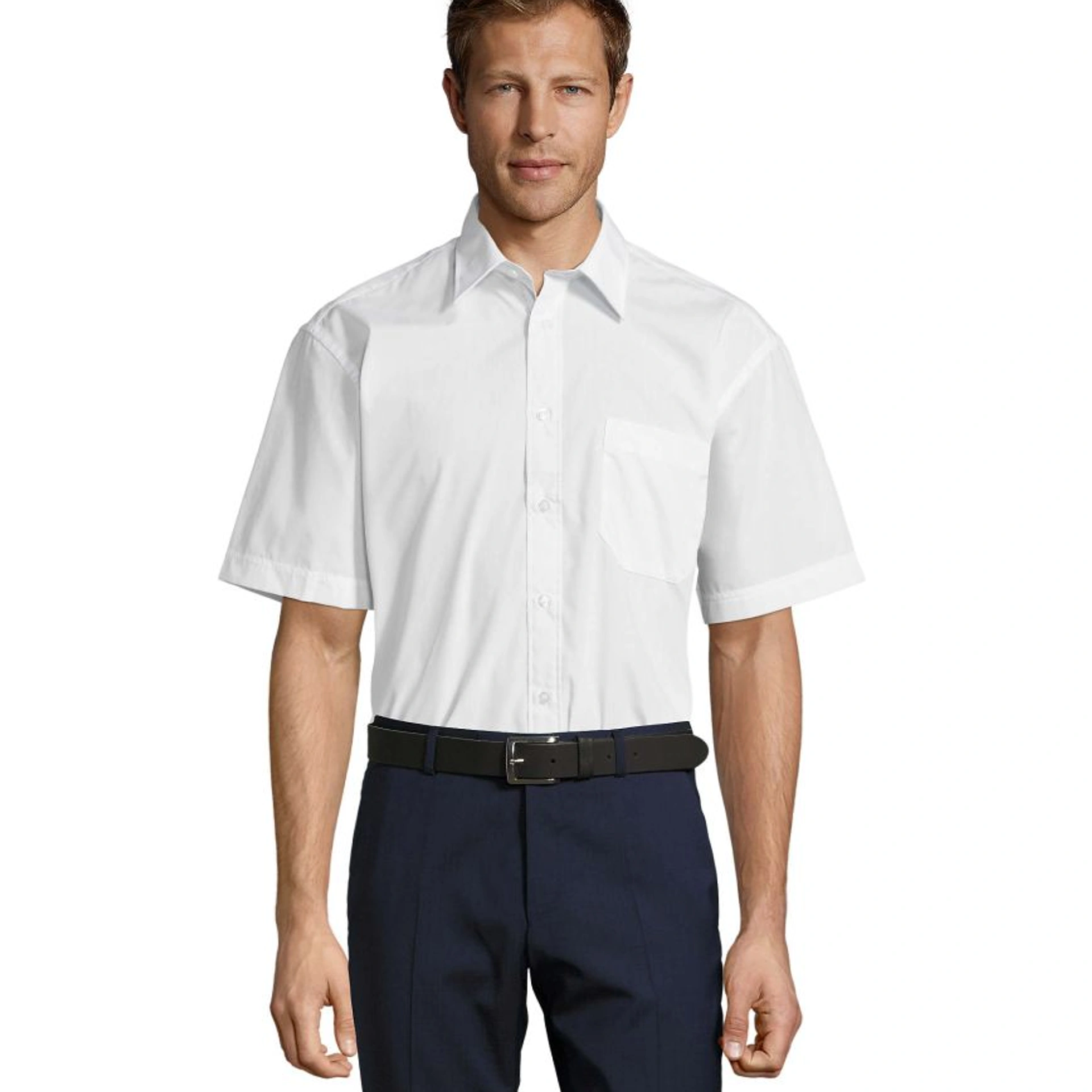 Сорочка чоловіча SOL'S Bristol Short Sleeve - Білий / 3XL