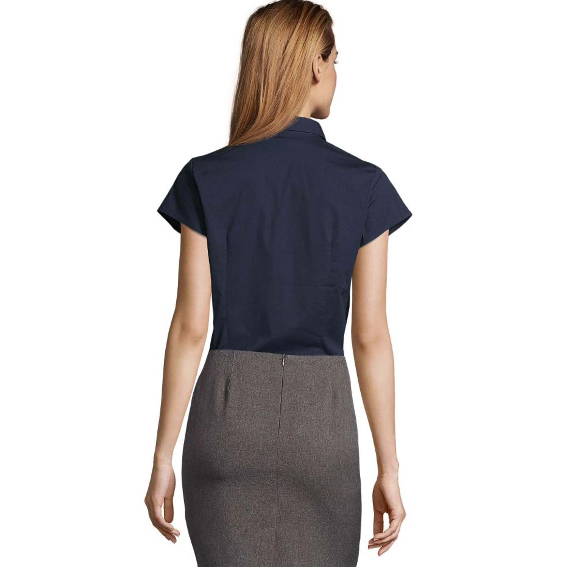 Сорочка жіноча SOL'S Excess Short Sleeve - Темно-синій / 3XL