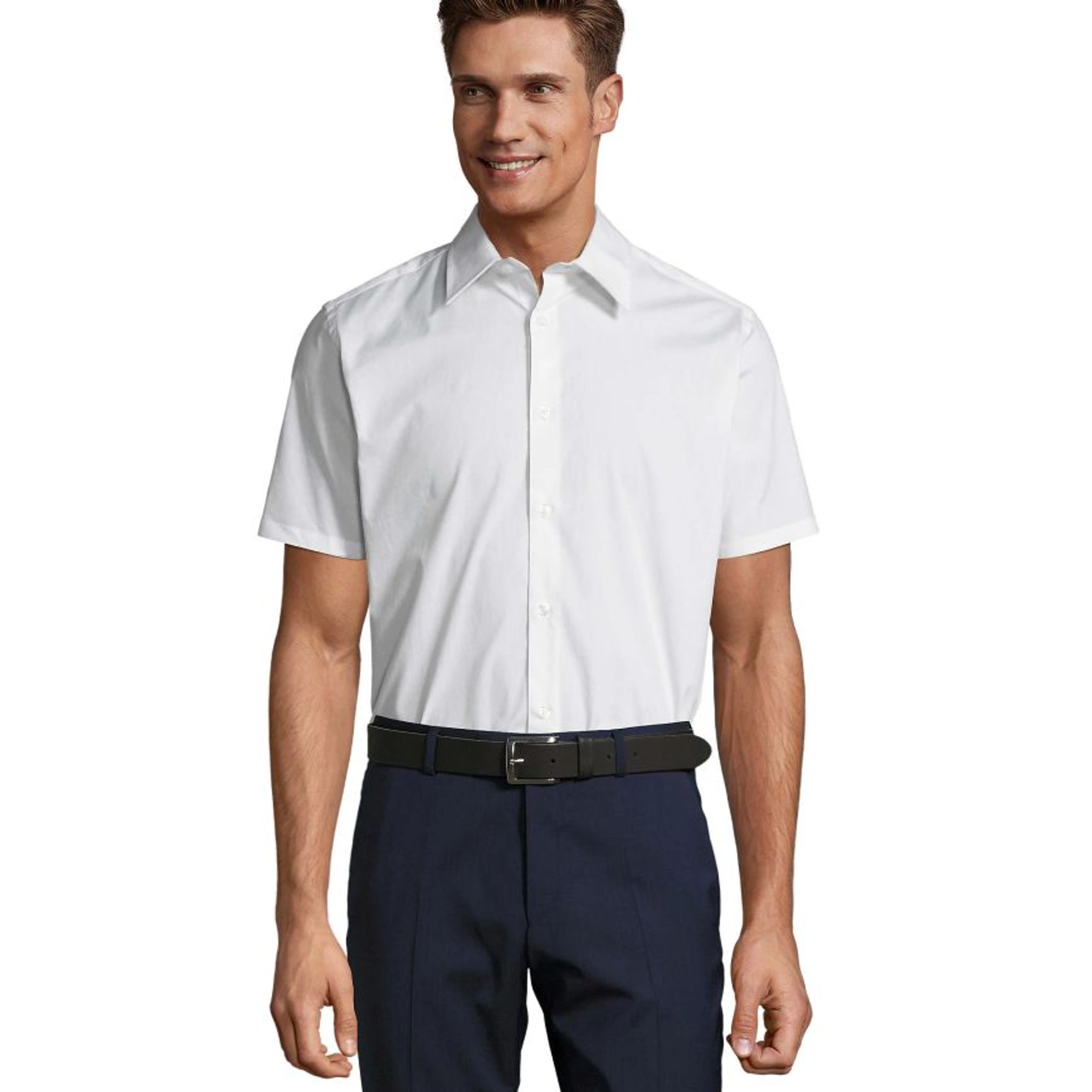 Сорочка чоловіча SOL'S Broadway Short Sleeve - Білий / 3XL