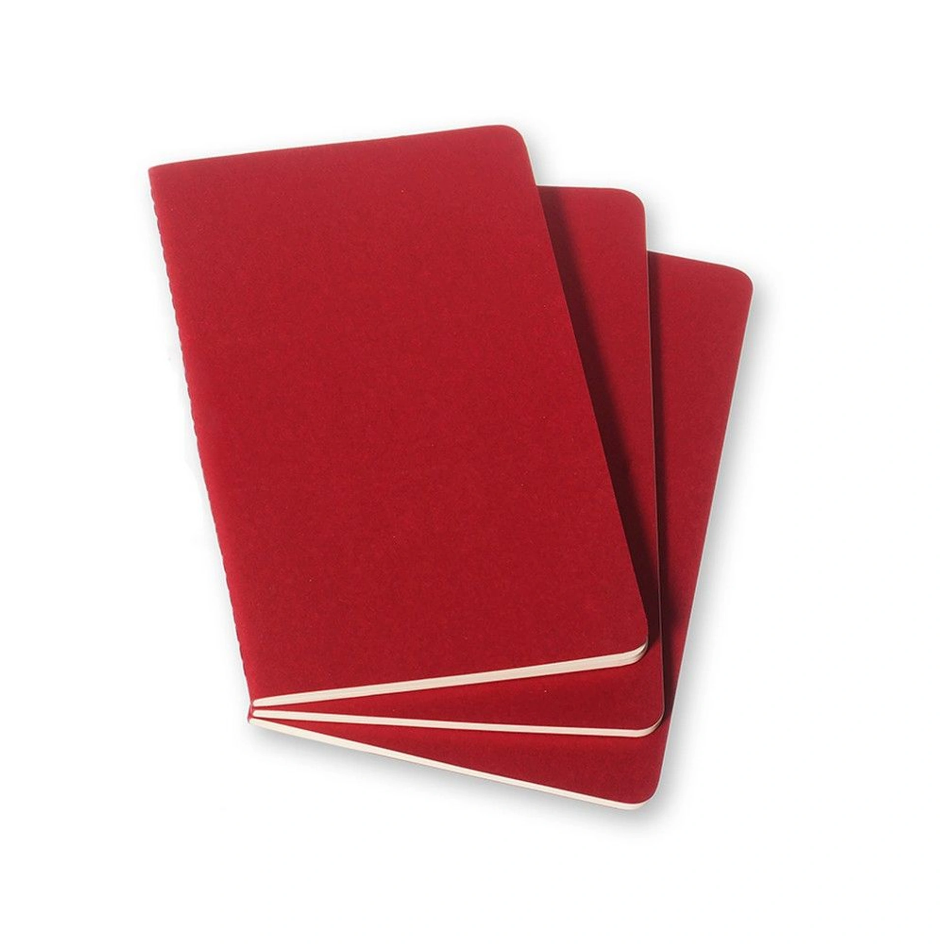 Блокнот в лінію А5 Voyager Moleskine Cahier Journal, м'яка обкладинка - Червоний