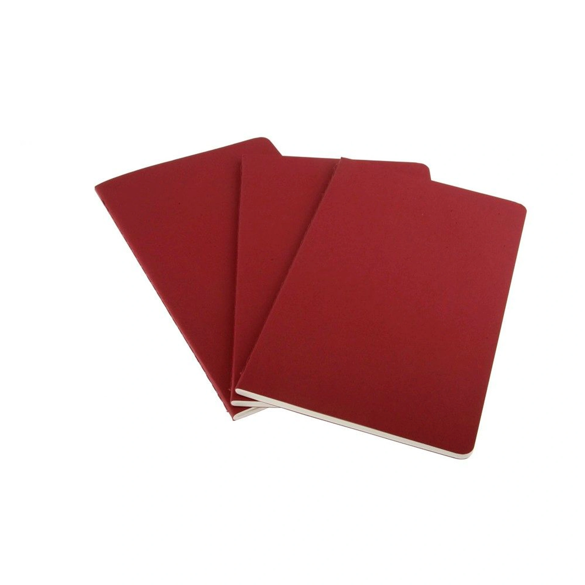 Блокнот в лінію А5 Voyager Moleskine Cahier Journal, м'яка обкладинка - Червоний