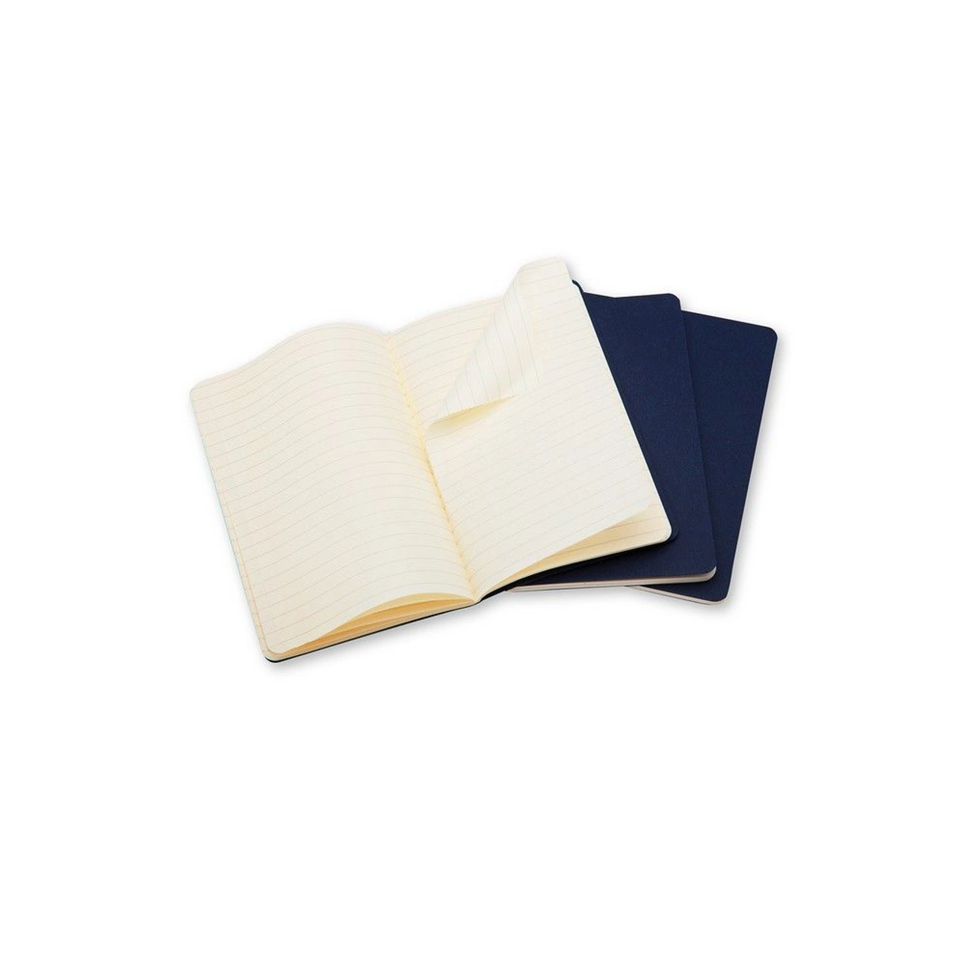 Блокнот в лінію А6 Voyager Moleskine Cahier Journal, м'яка обкладинка - Синій