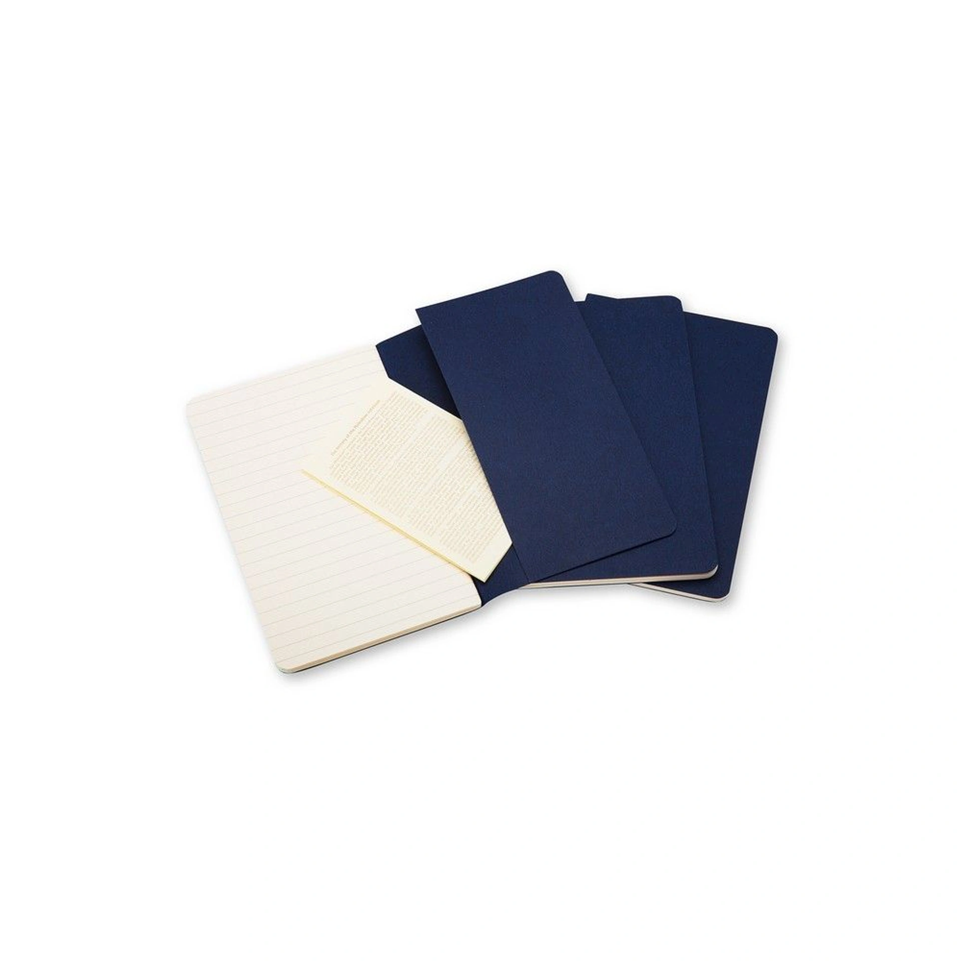 Блокнот в лінію А6 Voyager Moleskine Cahier Journal, м'яка обкладинка - Синій