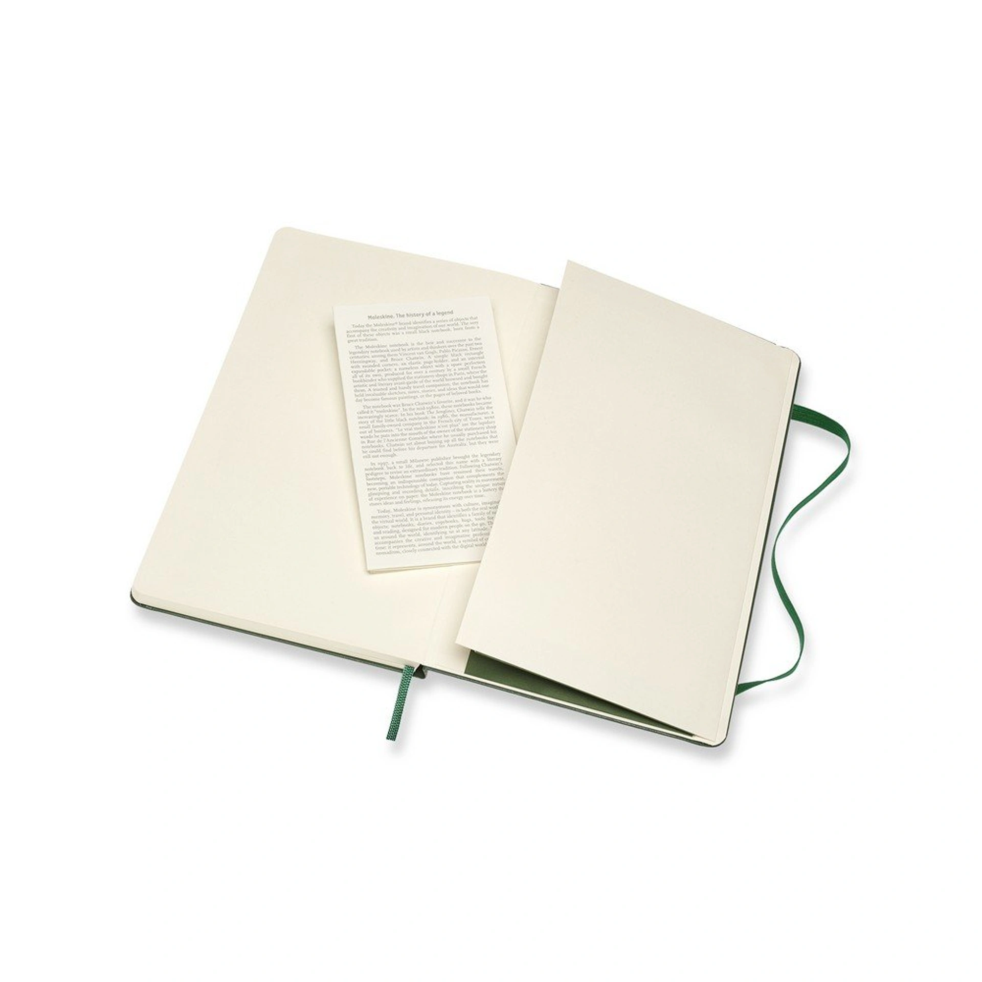 Блокнот в лінію А5 Voyager Moleskine, тверда обкладинка - Хакі