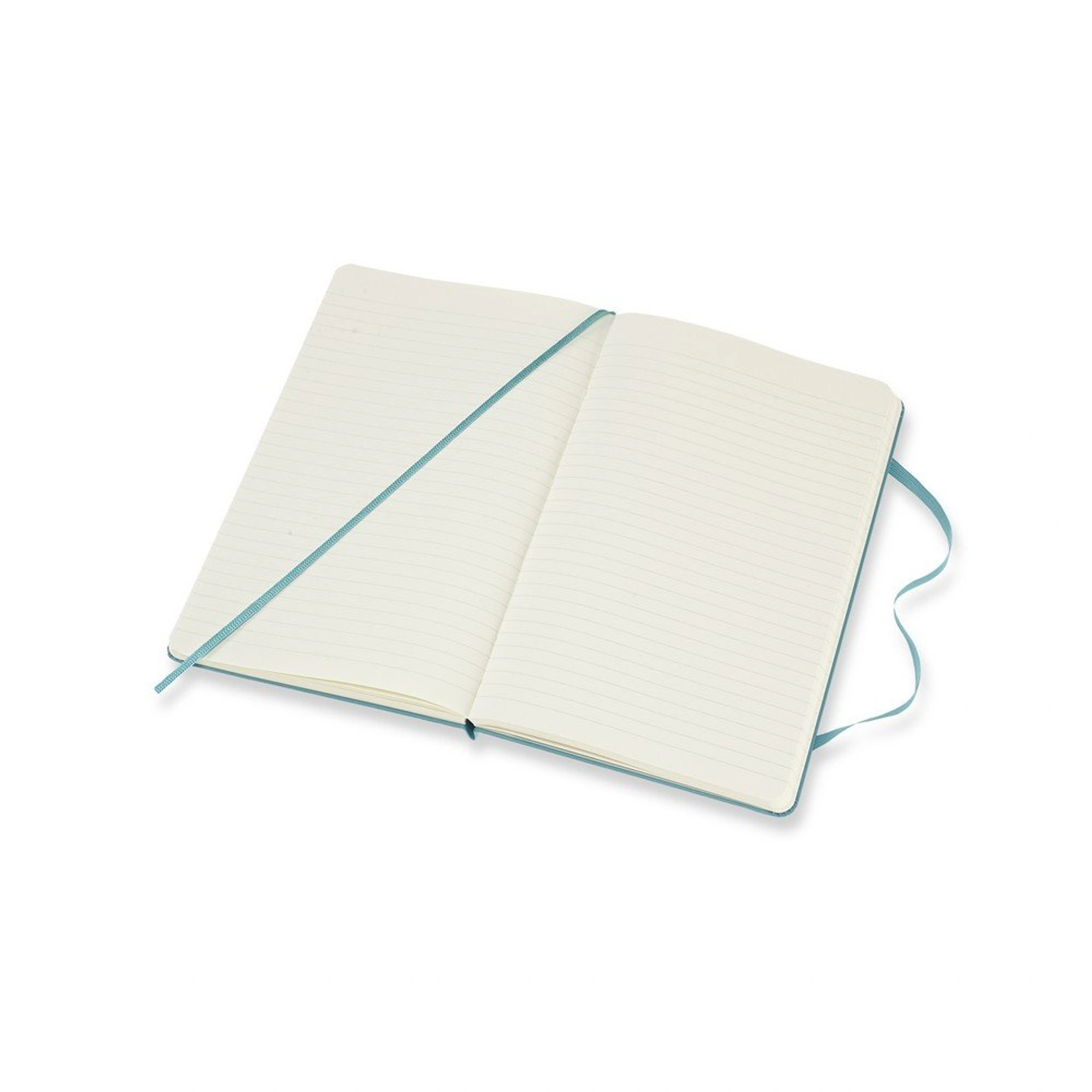 Блокнот в лінію А5 Voyager Moleskine, тверда обкладинка - Бірюзовий