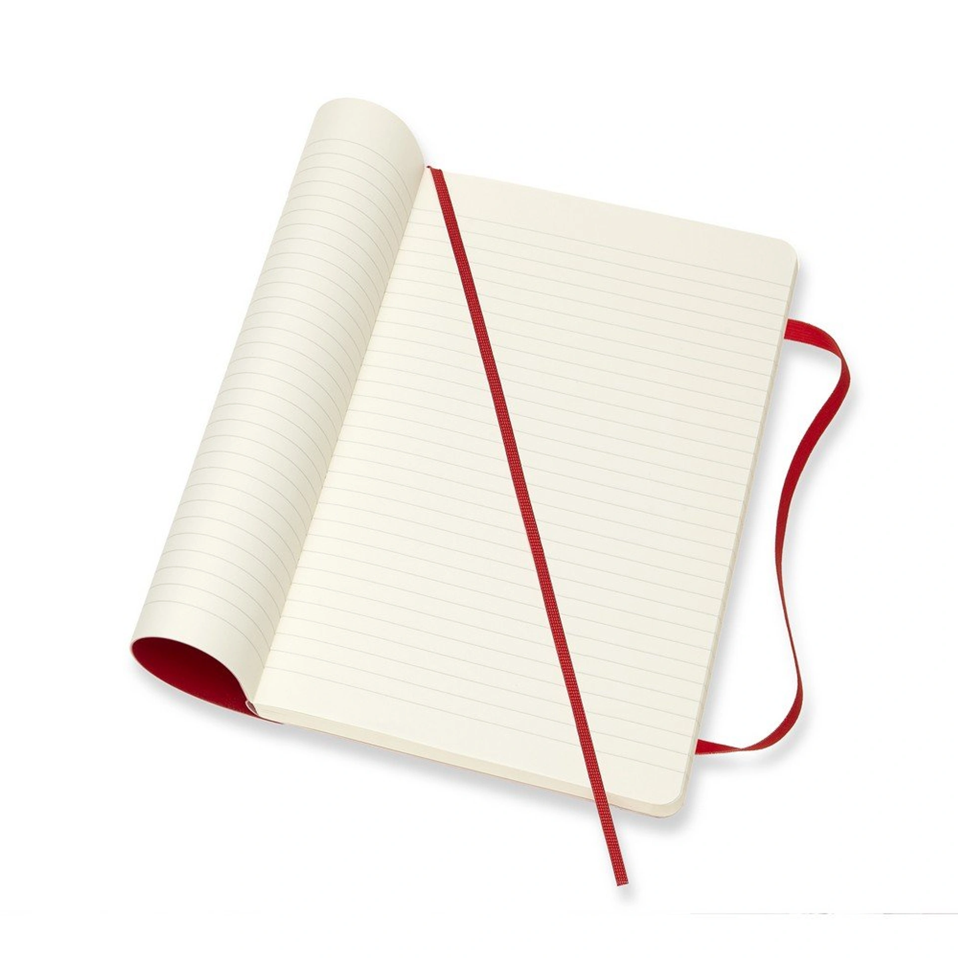 Блокнот в лінію А5 Voyager Moleskine, тверда обкладинка - Червоний