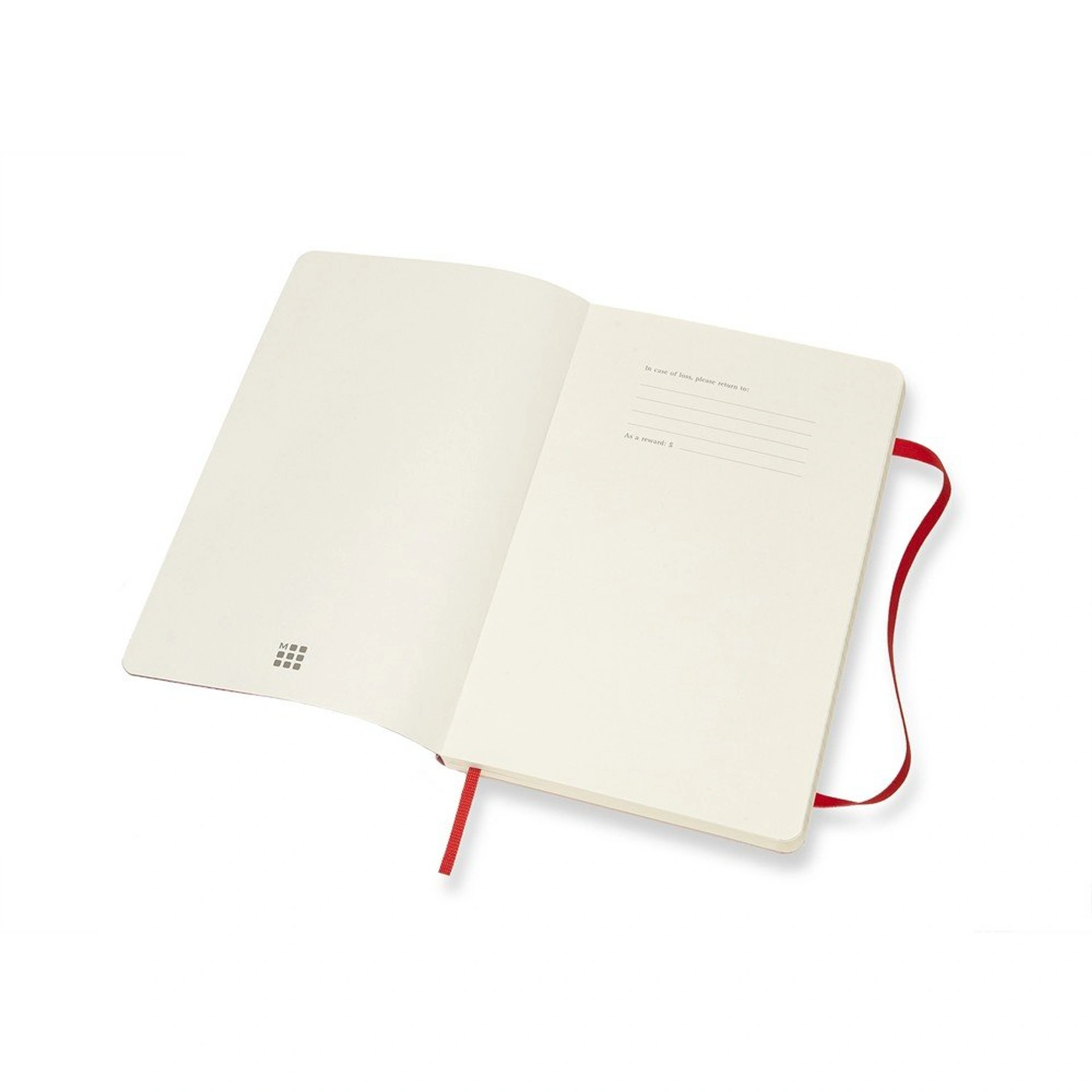 Блокнот в лінію А5 Voyager Moleskine, тверда обкладинка - Червоний