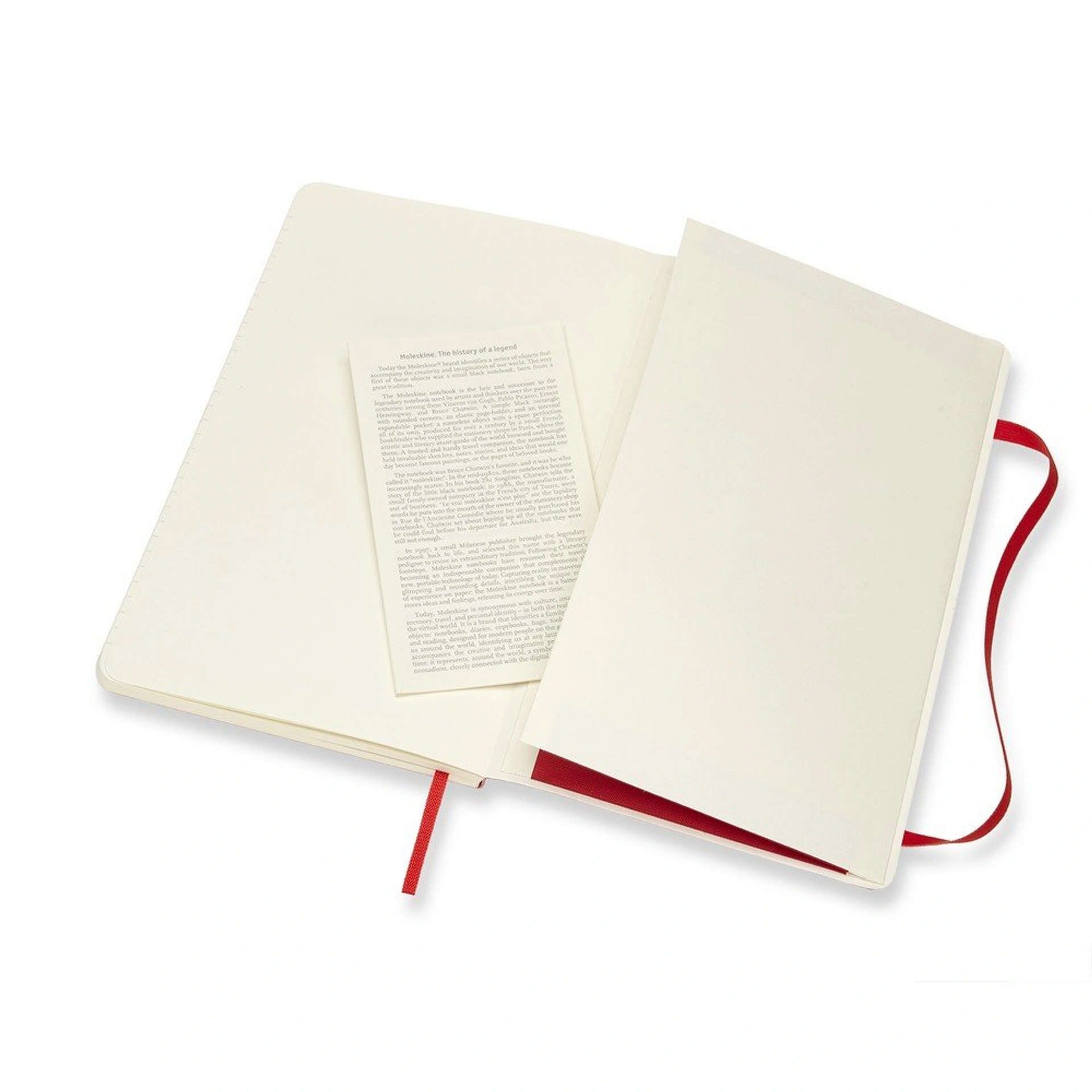Блокнот в лінію А5 Voyager Moleskine, тверда обкладинка - Червоний