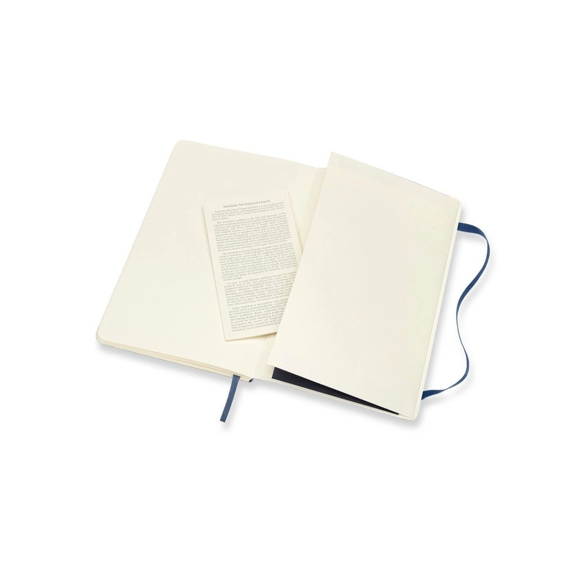 Блокнот в лінію А5 Voyager Moleskine, тверда обкладинка - Темно-синій
