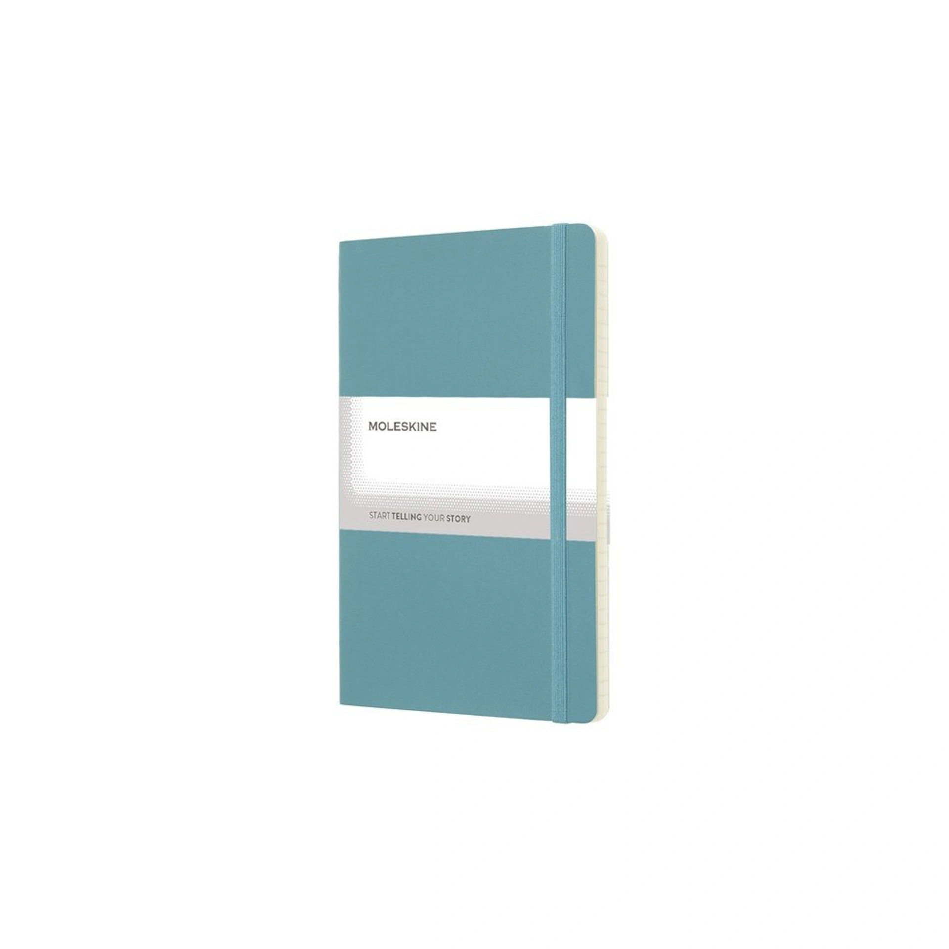Блокнот в лінію А5 Voyager Moleskine, тверда обкладинка - Бірюзовий