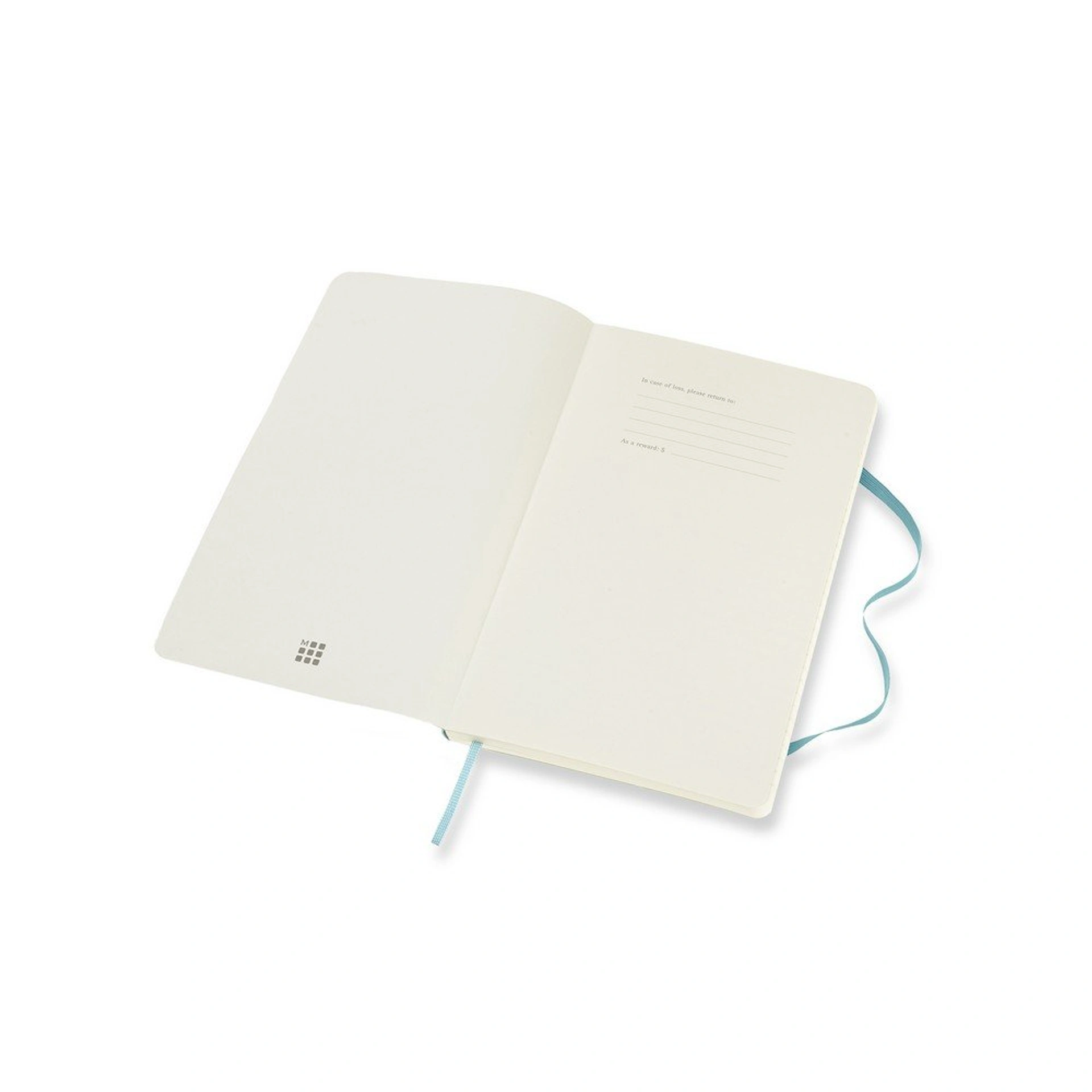 Блокнот в лінію А5 Voyager Moleskine, тверда обкладинка - Бірюзовий