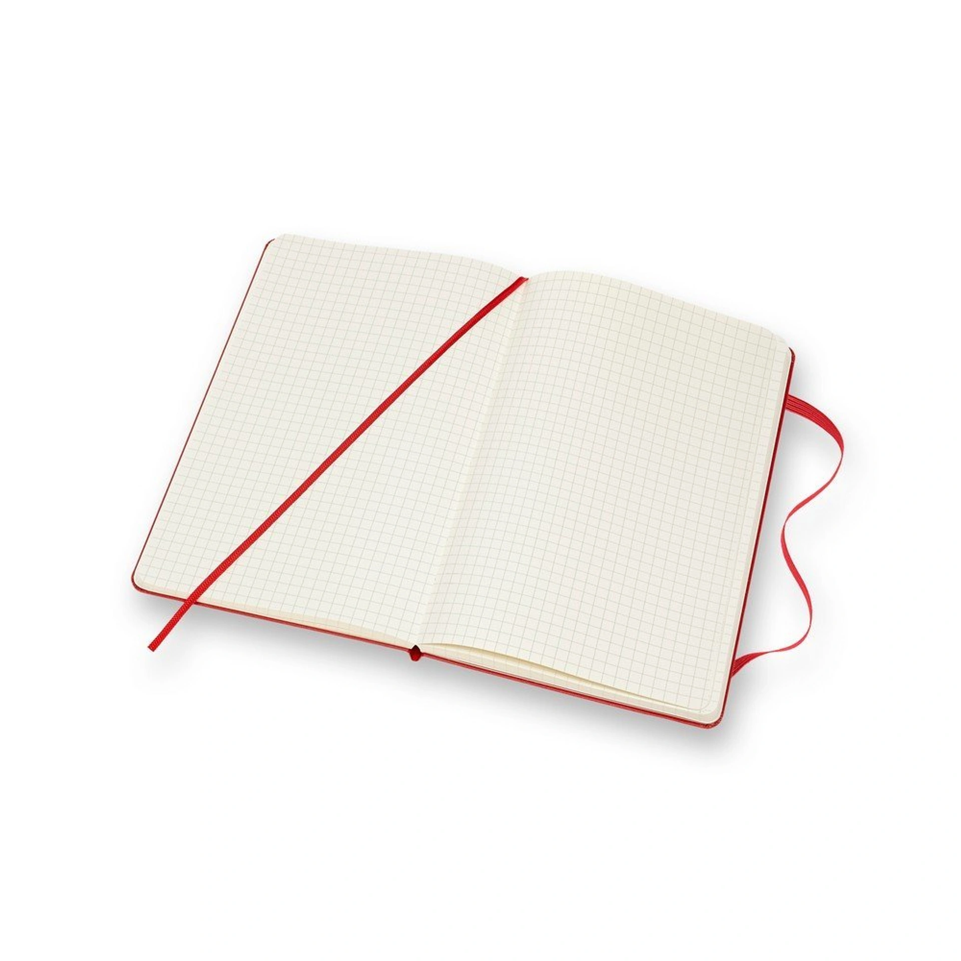Блокнот в клітинку А5 Voyager Moleskine, тверда обкладинка - Червоний