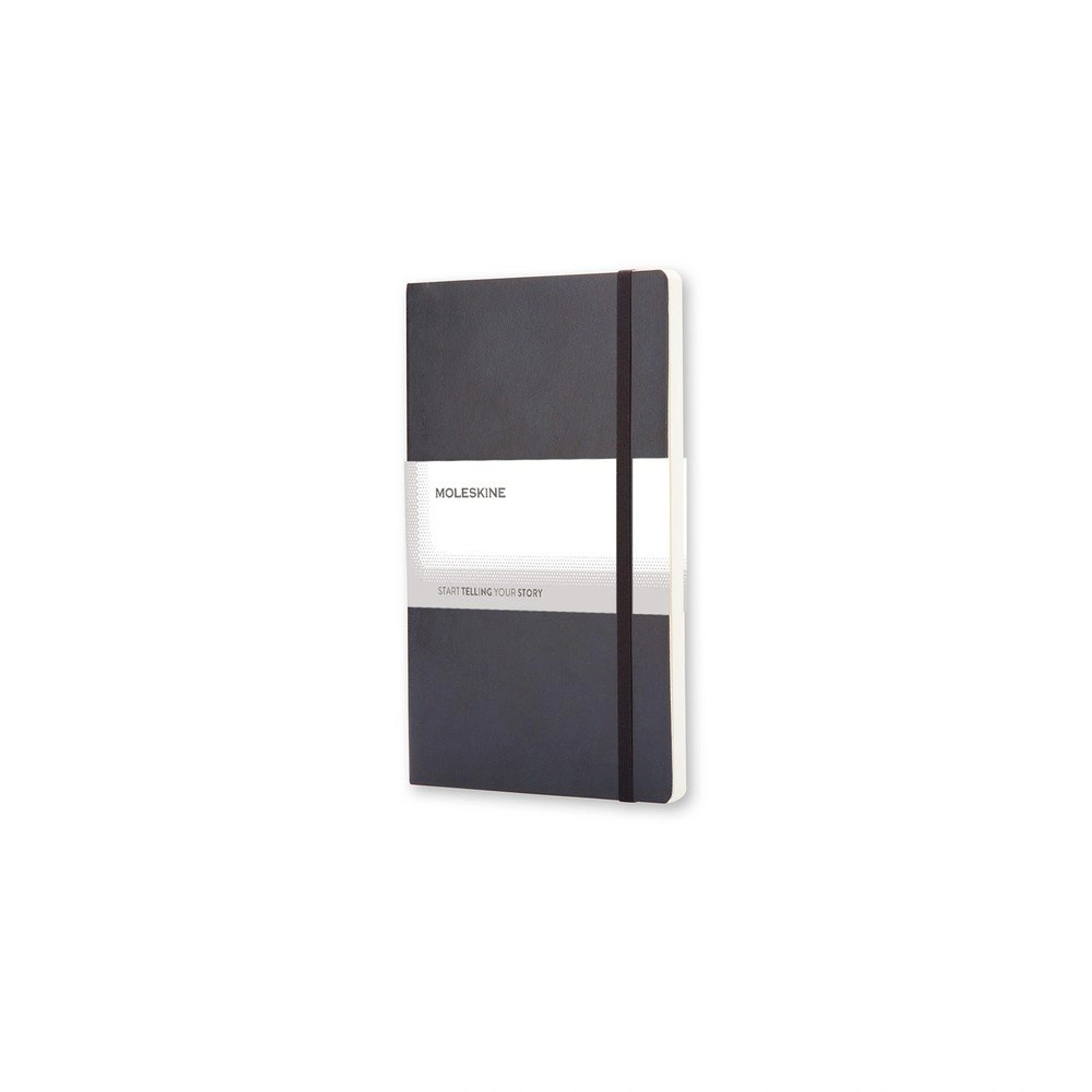 Блокнот без лініювання А5 Voyager Moleskine, м'яка обкладинка - Чорний