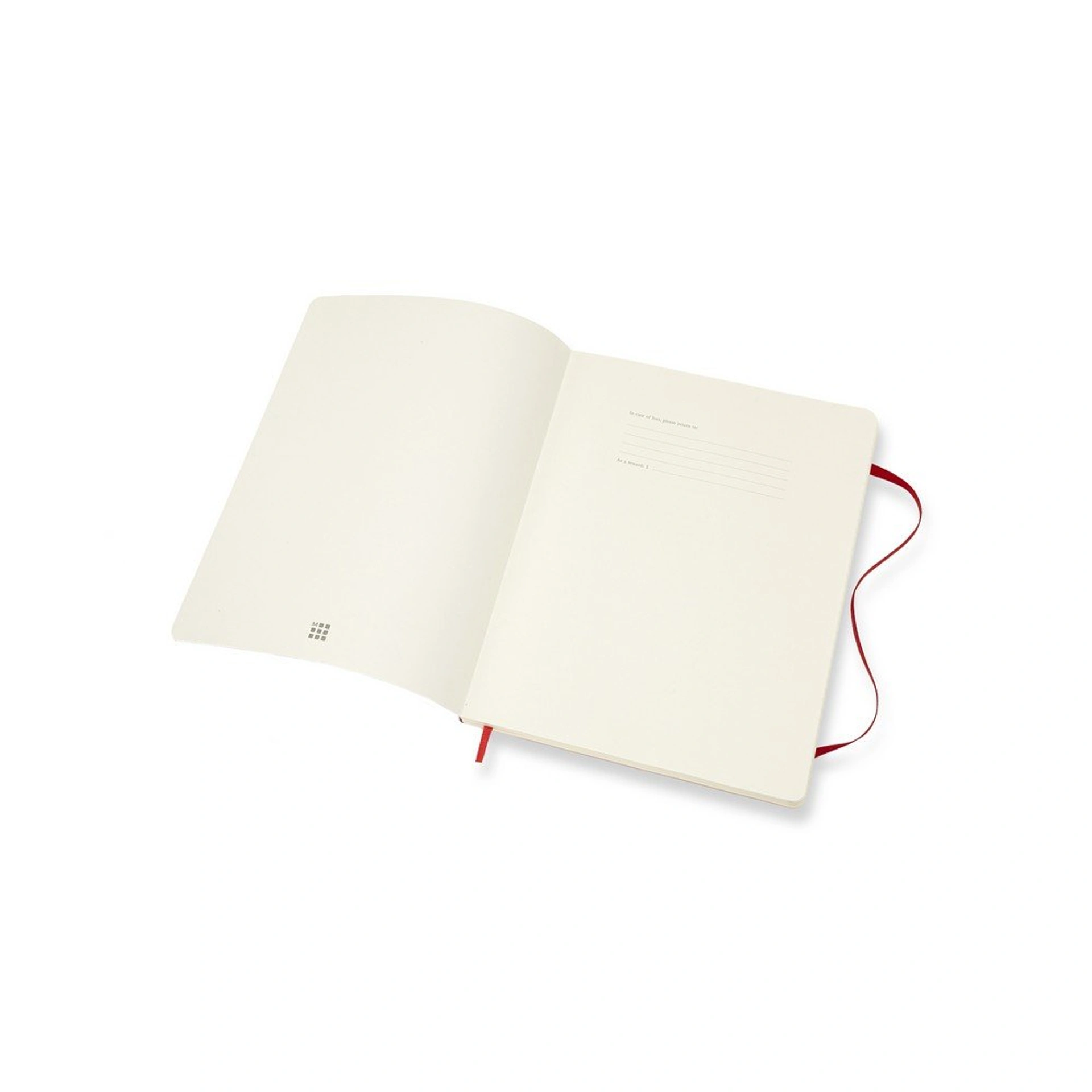 Блокнот в лінію В5 Voyager Moleskine, м'яка обкладинка - Червоний
