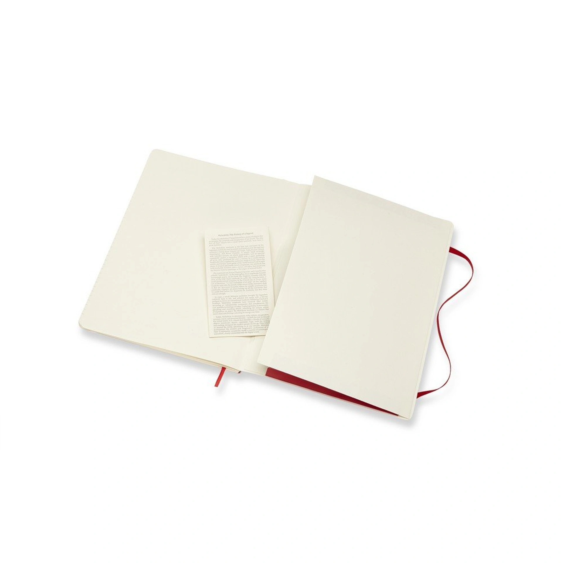 Блокнот в лінію В5 Voyager Moleskine, м'яка обкладинка - Червоний