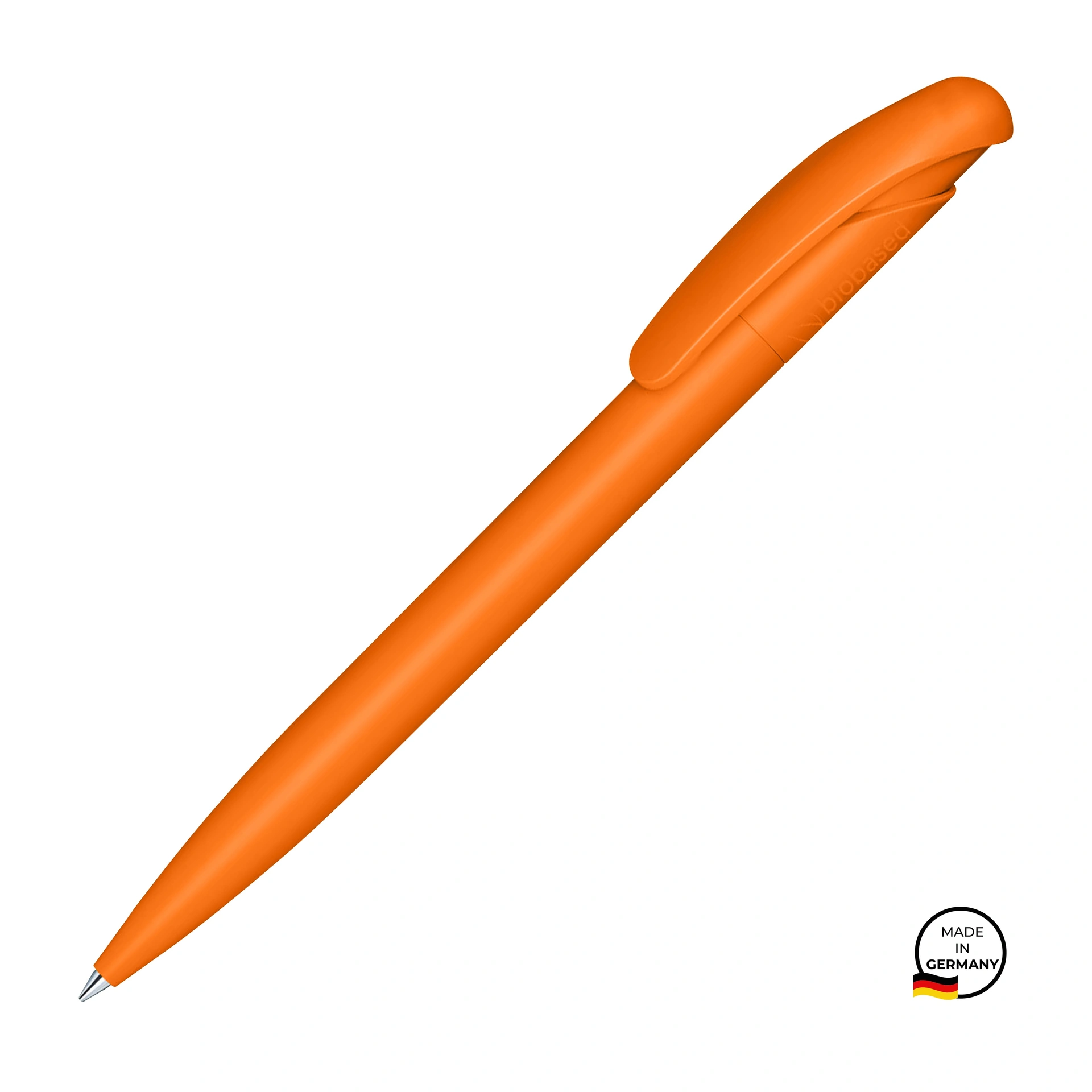 Ручка кулькова, пластикова Nature Plus Matt Basic, ТМ Senator - orange 021