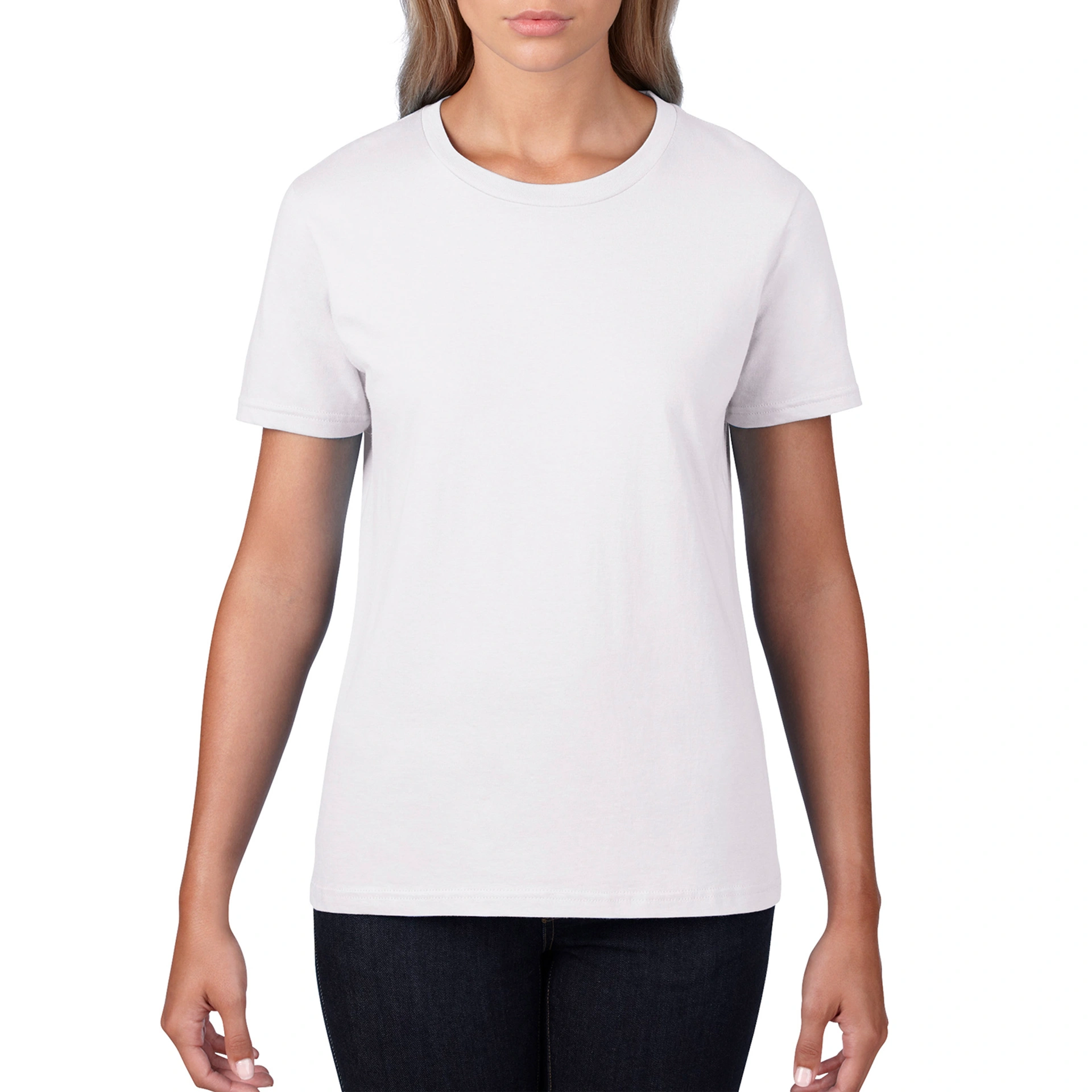 Футболка жіноча Premium Cotton 185 - white / 2XL