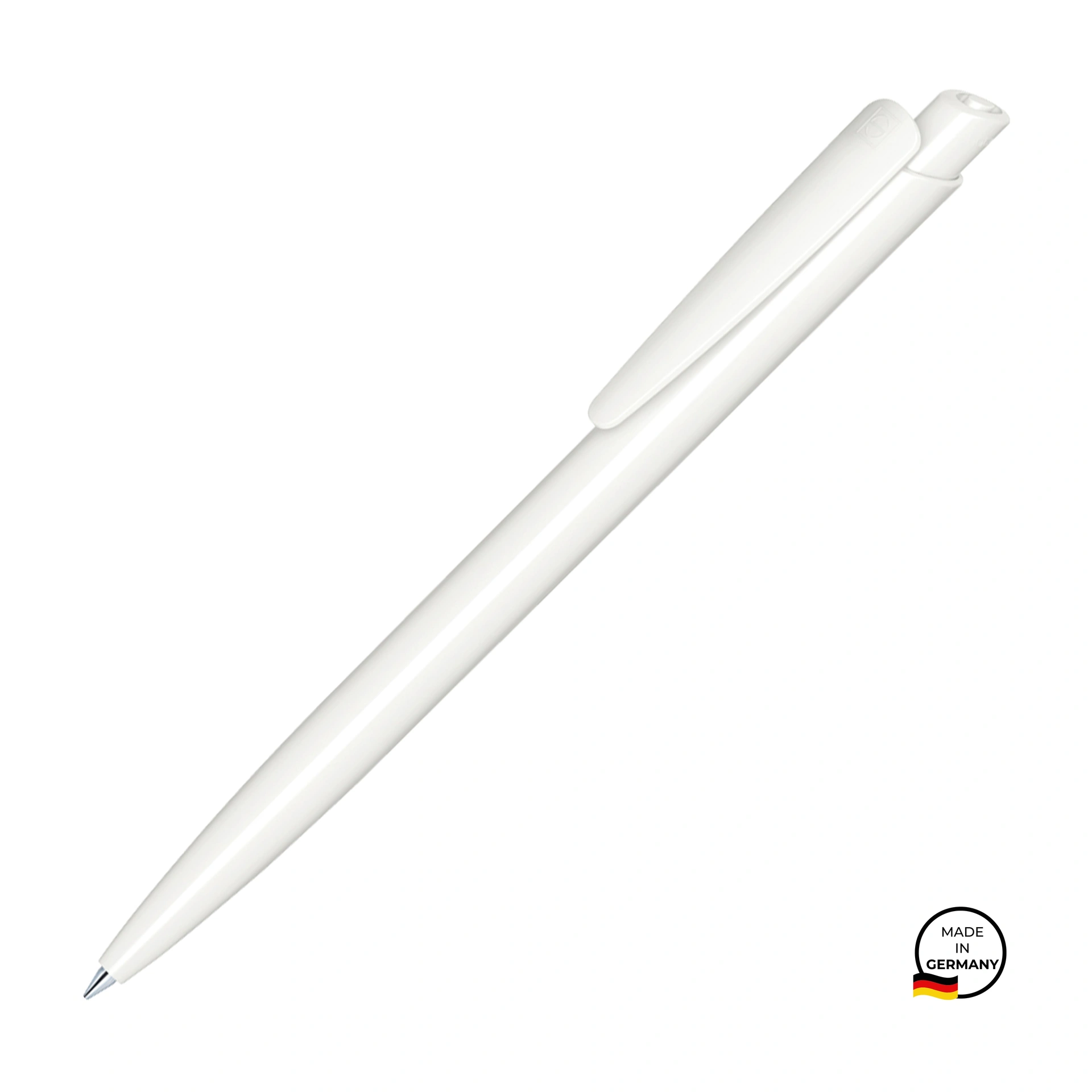 Ручка кулькова, пластикова Dart Polished, ТМ Senator - white
