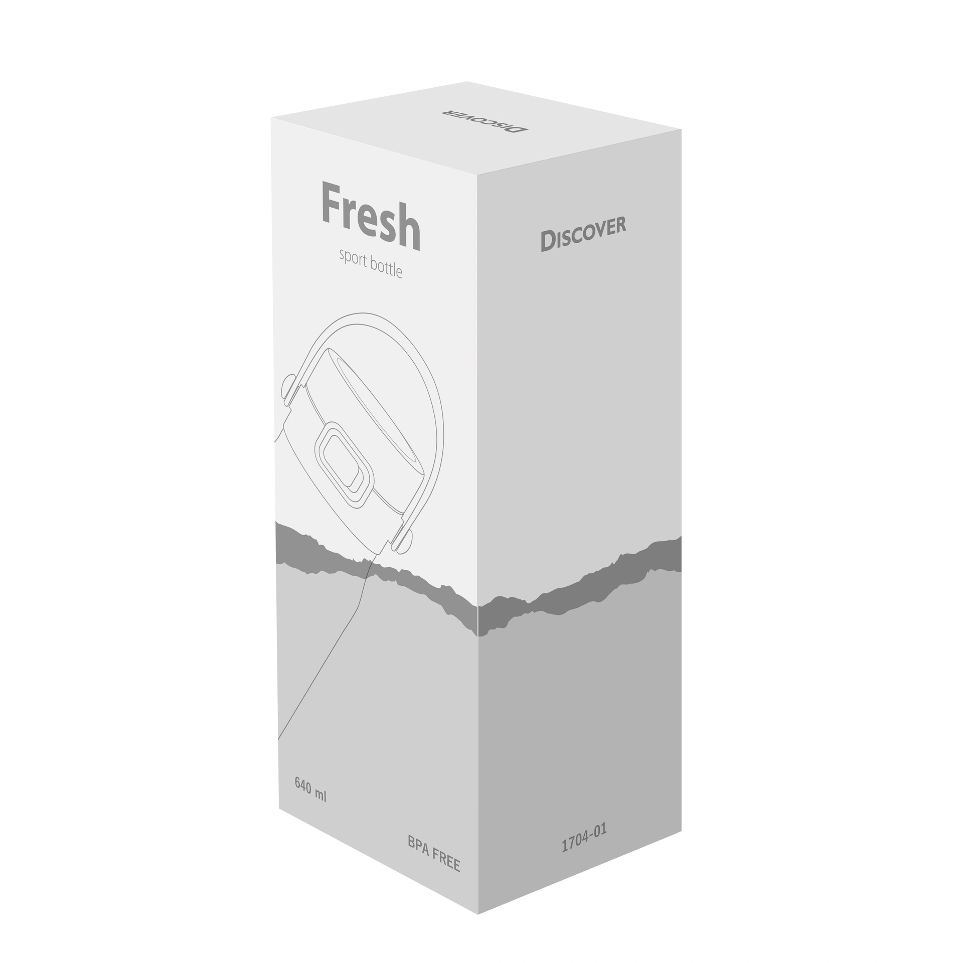 Пляшка для пиття Fresh, TM Discover - білий