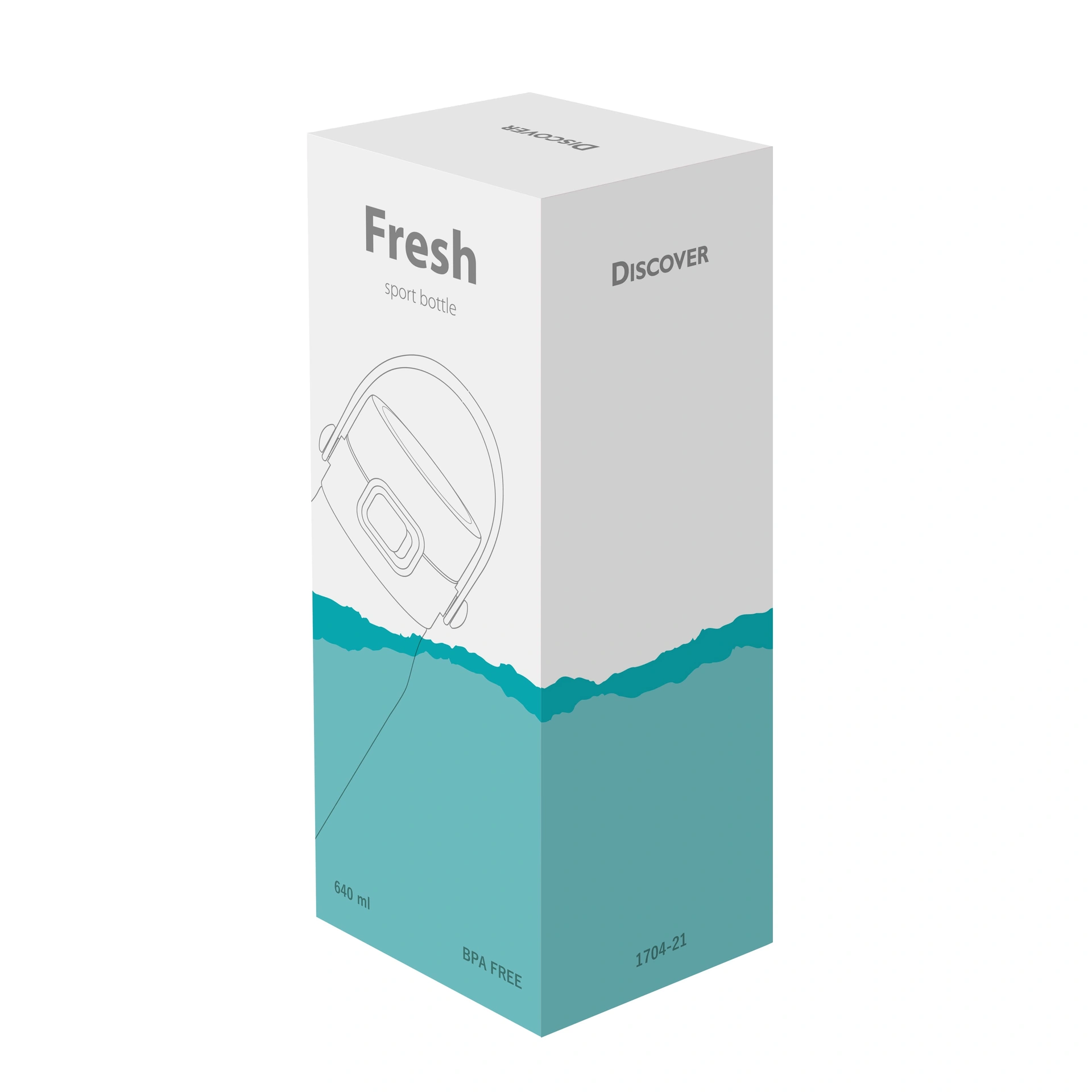 Пляшка для пиття Fresh, TM Discover - Бірюзовий