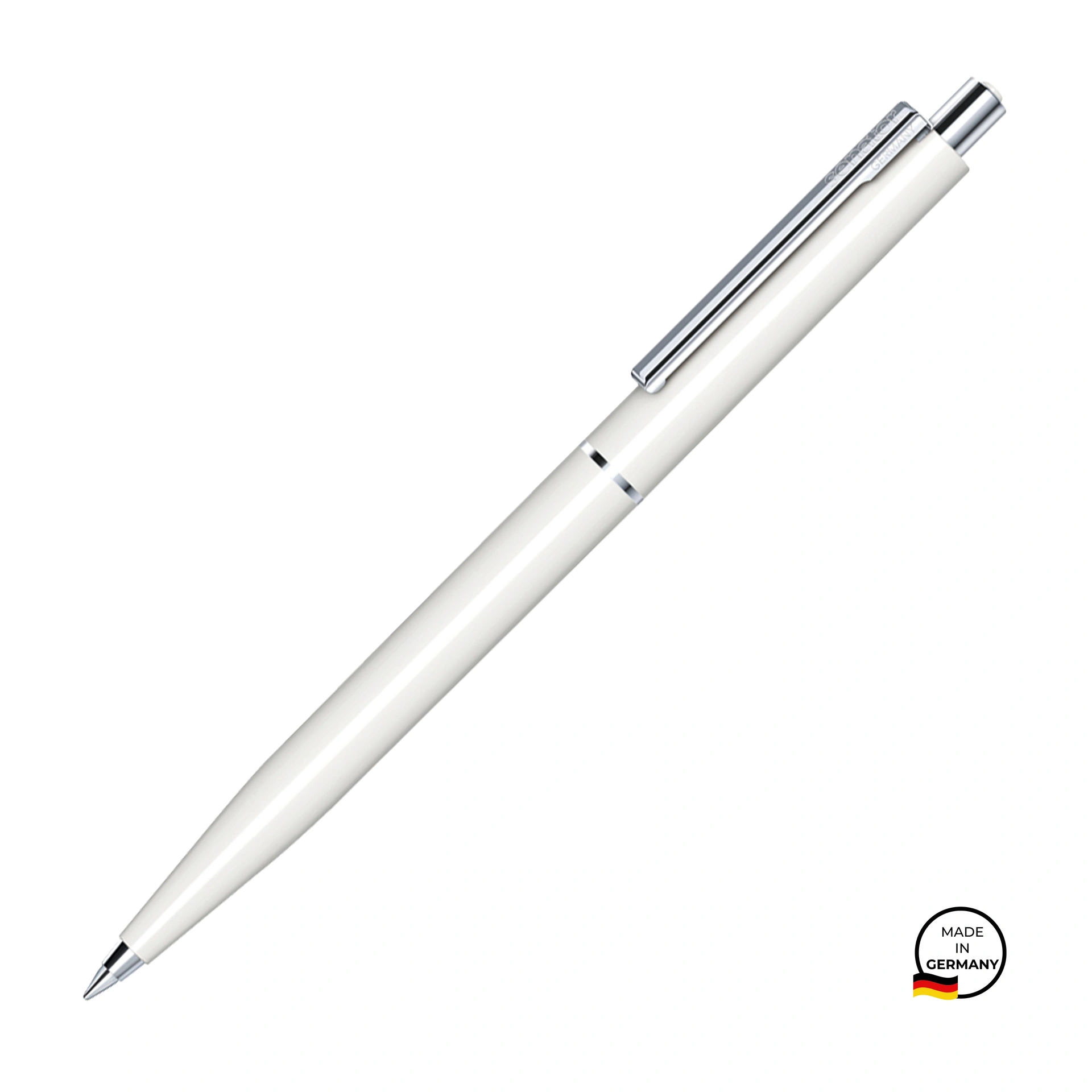 Ручка кулькова, пластикова Point Polished, ТМ Senator - white