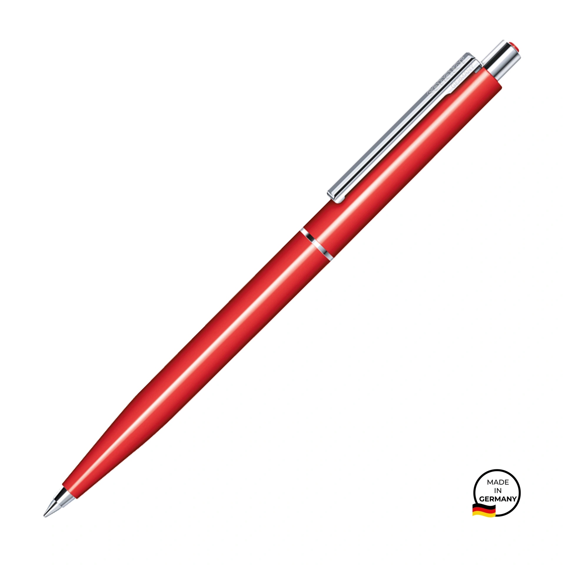 Ручка кулькова, пластикова Point Polished, ТМ Senator - red 186