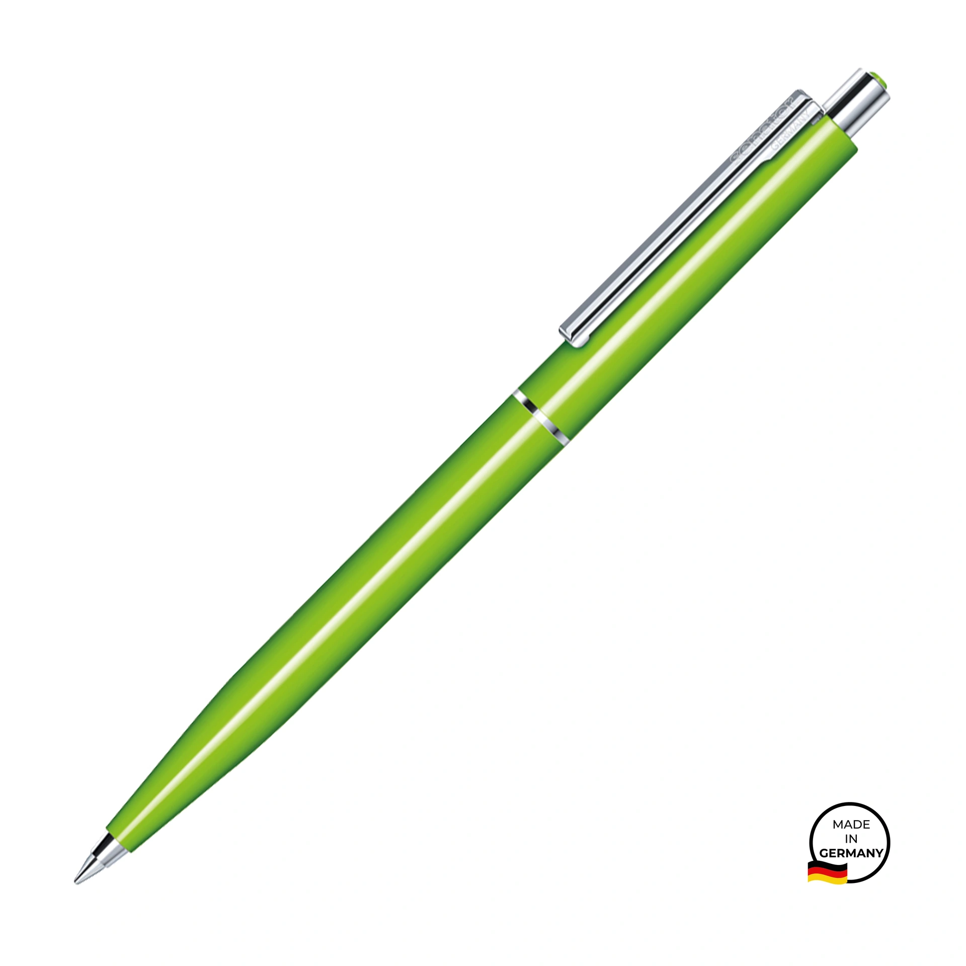 Ручка кулькова, пластикова Point Polished, ТМ Senator - green 376