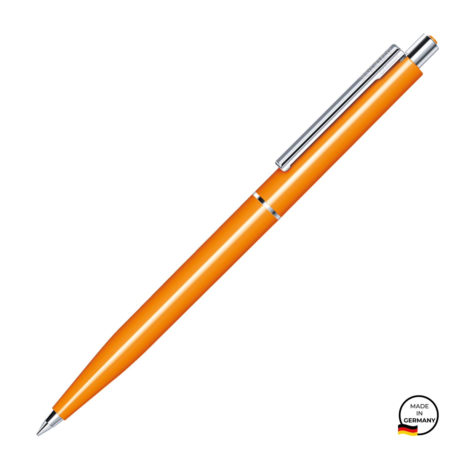 Ручка кулькова, пластикова Point Polished, ТМ Senator - orange 151