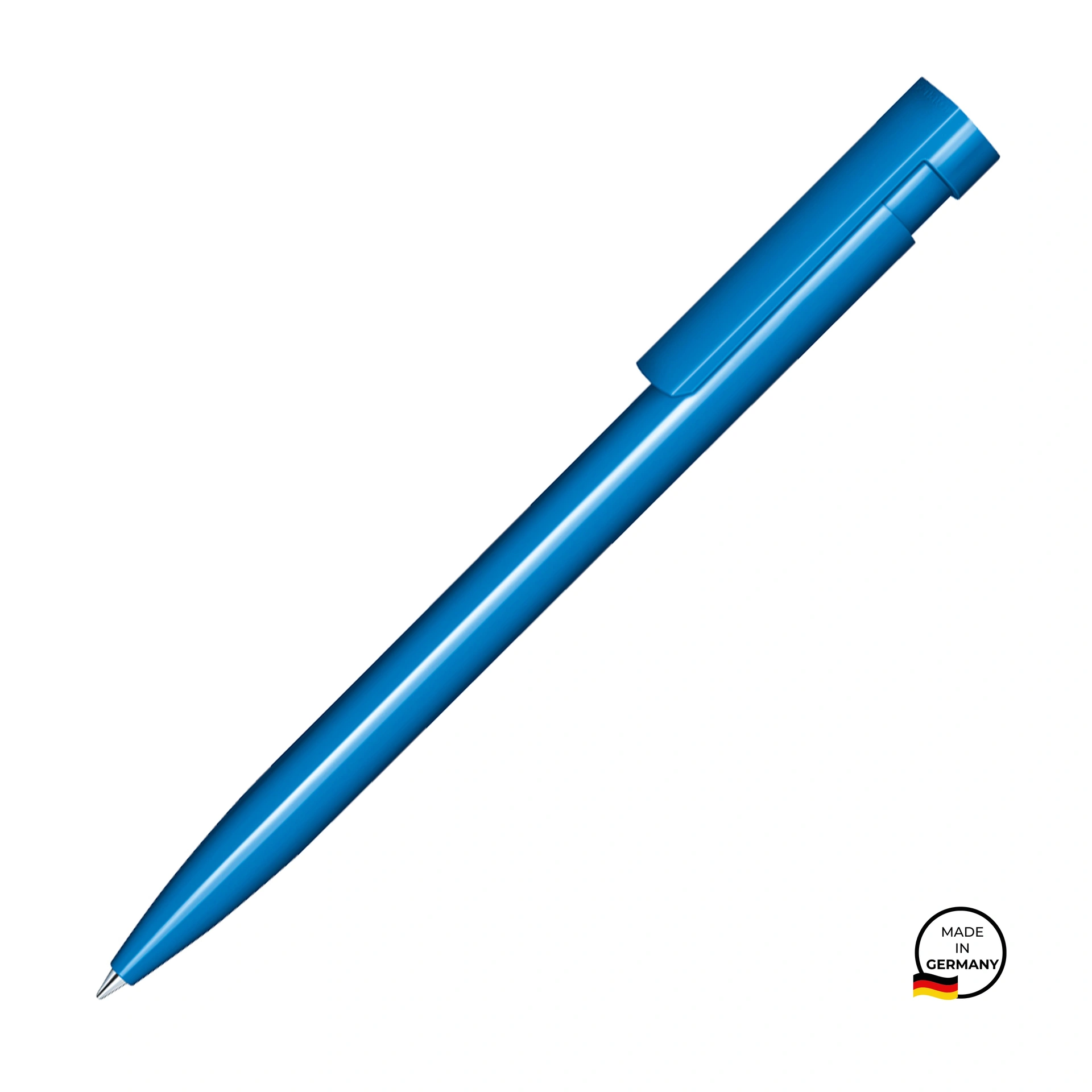 Ручка кулькова, пластикова Liberty Polished, ТМ Senator - blue 2935