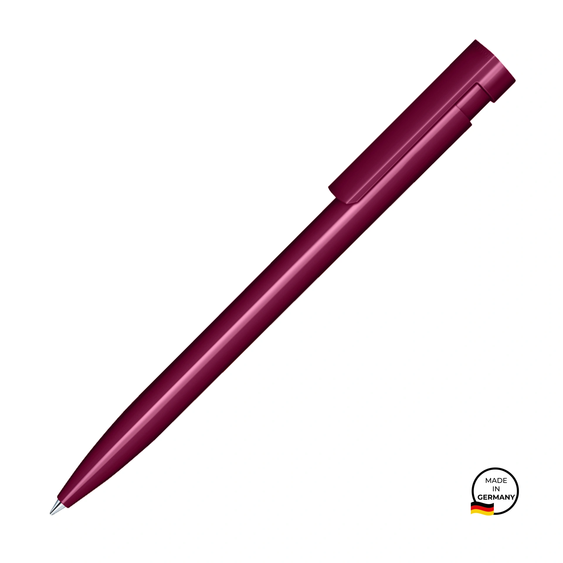 Ручка кулькова, пластикова Liberty Polished, ТМ Senator - red 202