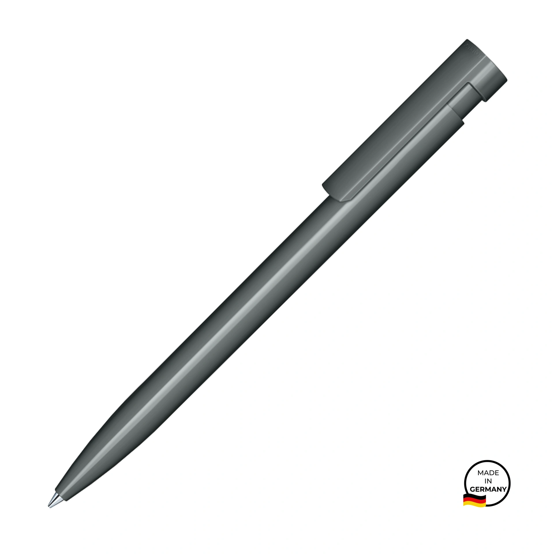 Ручка кулькова, пластикова Liberty Polished, ТМ Senator - grey 445