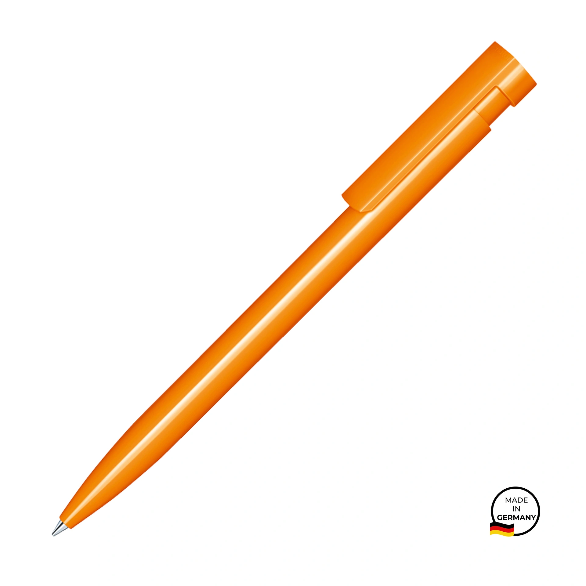 Ручка кулькова, пластикова Liberty Polished, ТМ Senator - orange 151