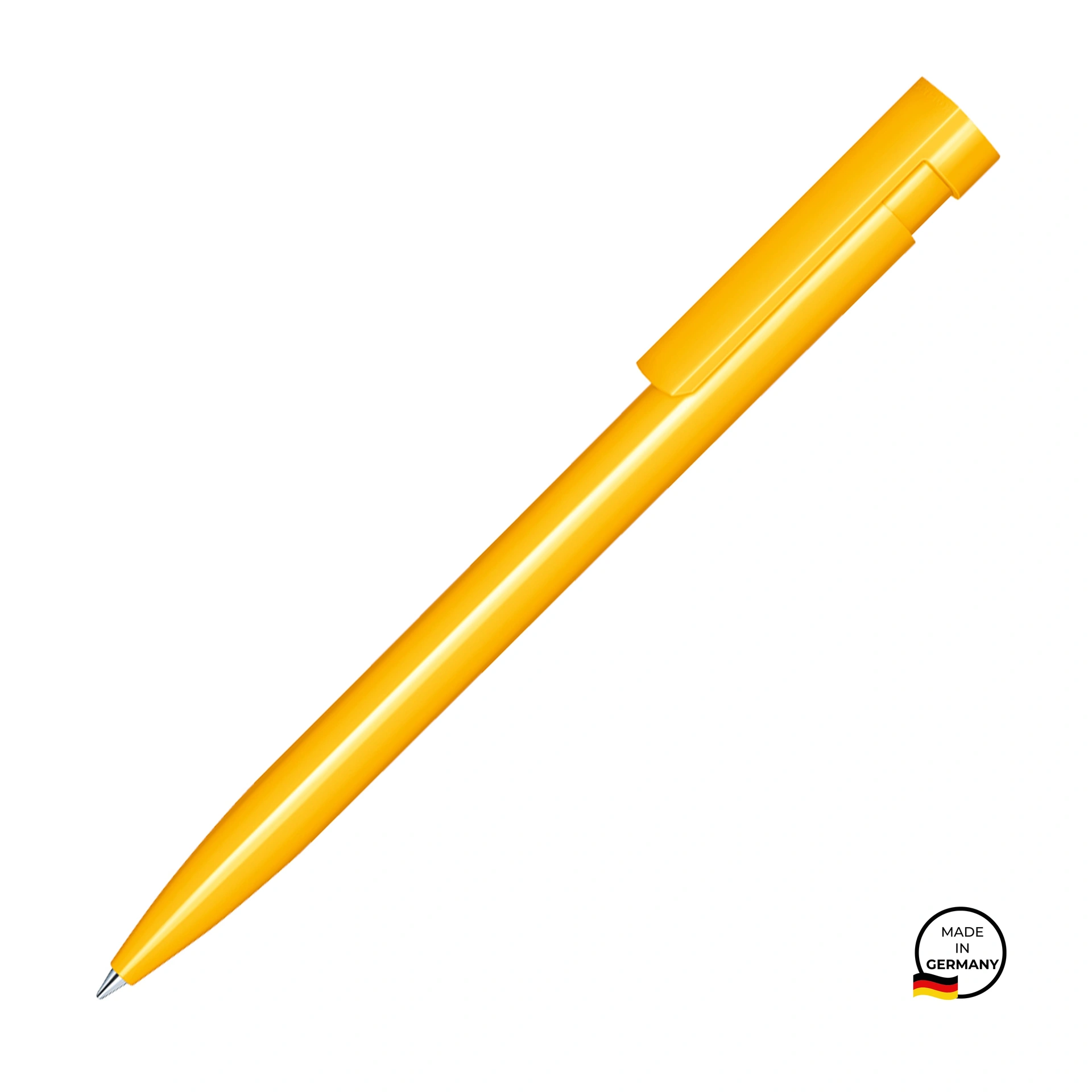 Ручка кулькова, пластикова Liberty Polished, ТМ Senator - yellow 7408