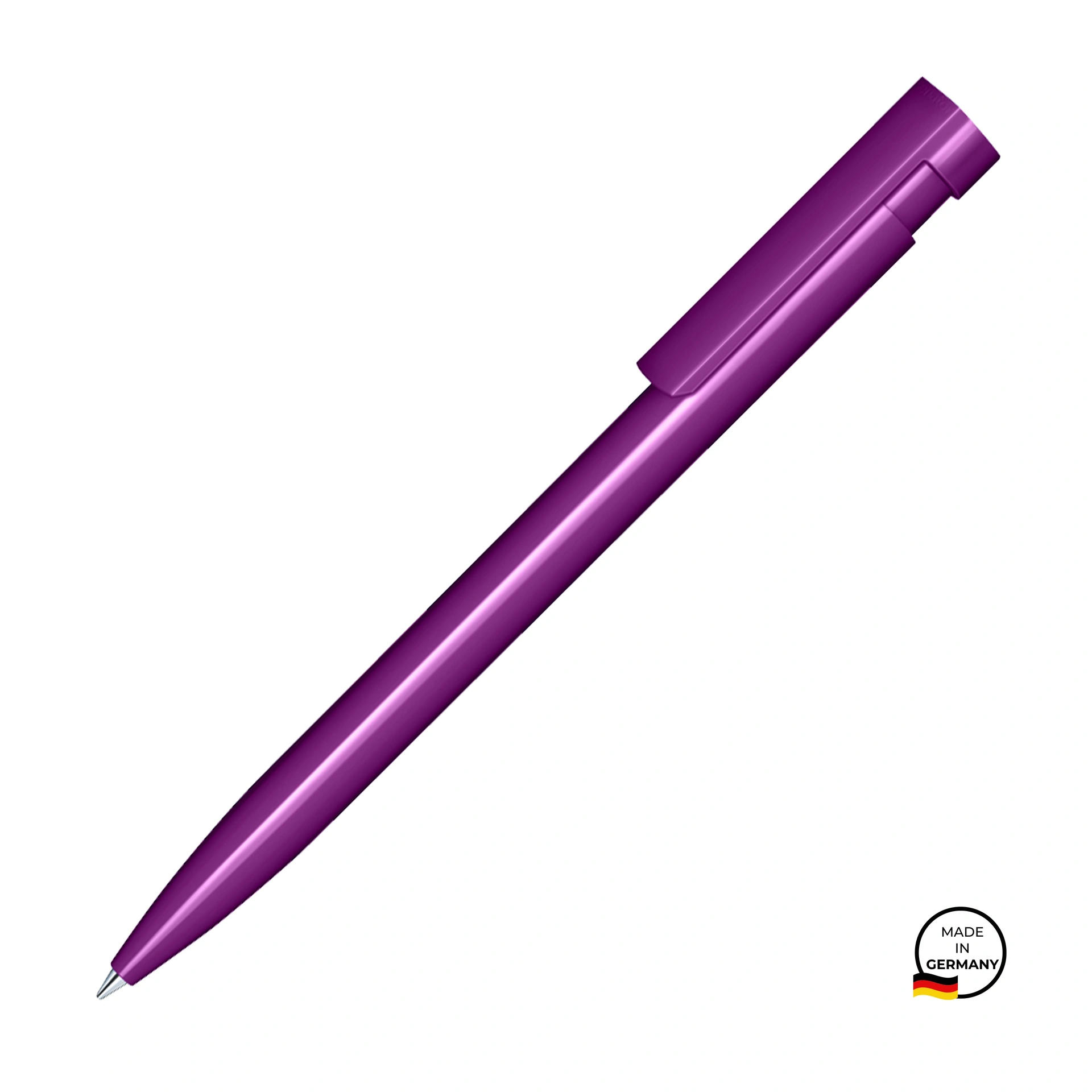 Ручка кулькова, пластикова Liberty Polished, ТМ Senator - violet 255