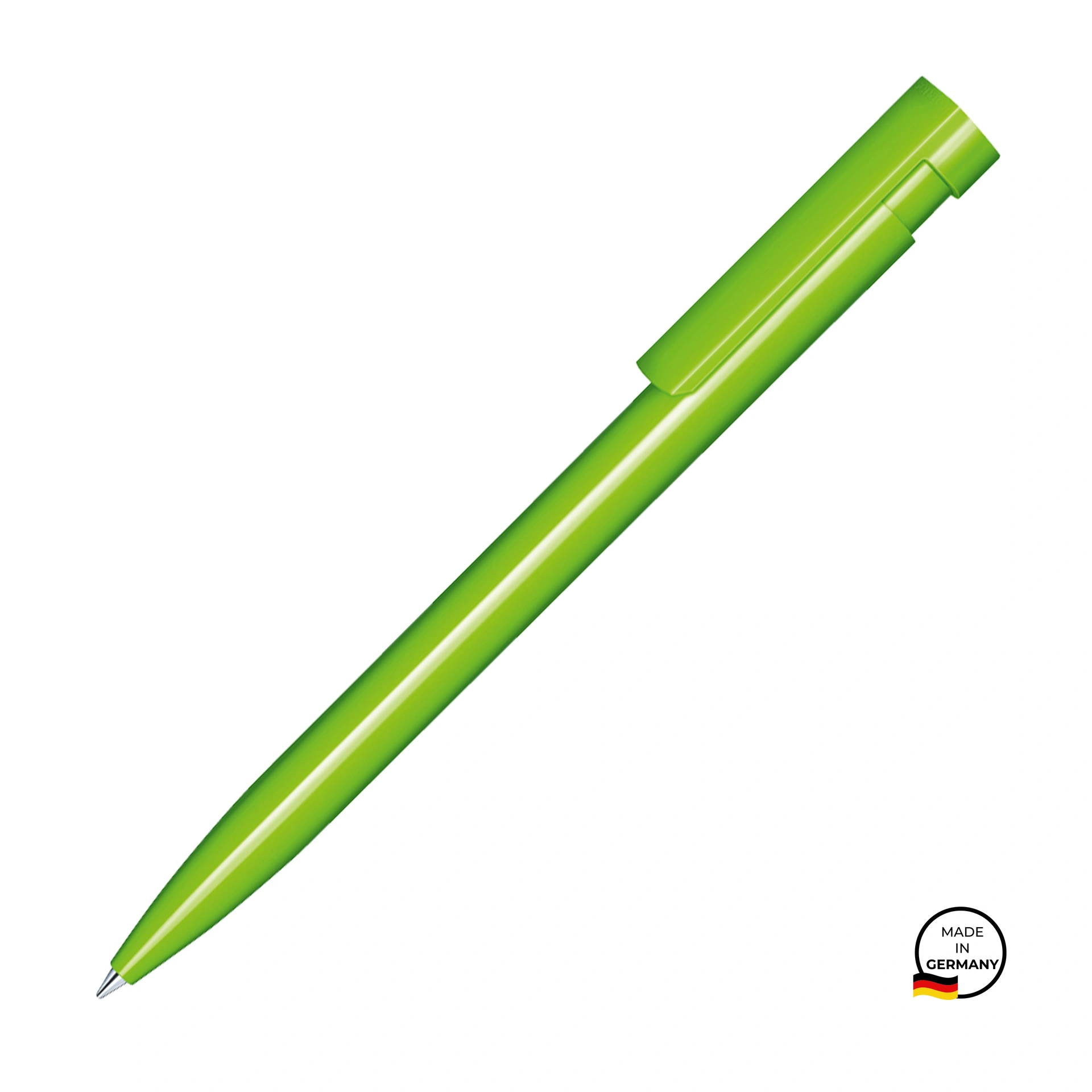 Ручка кулькова, пластикова Liberty Polished, ТМ Senator - green 376