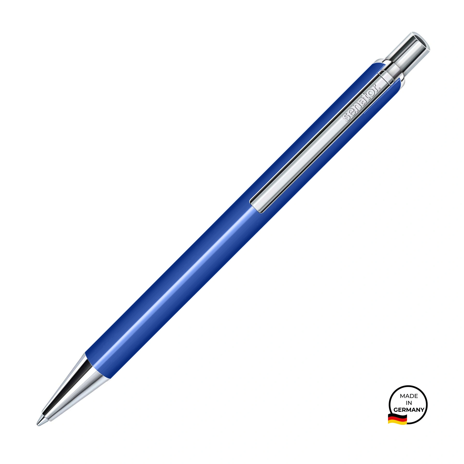 Ручка кулькова металева Arvent Glossy, ТМ Senator - blue 7684