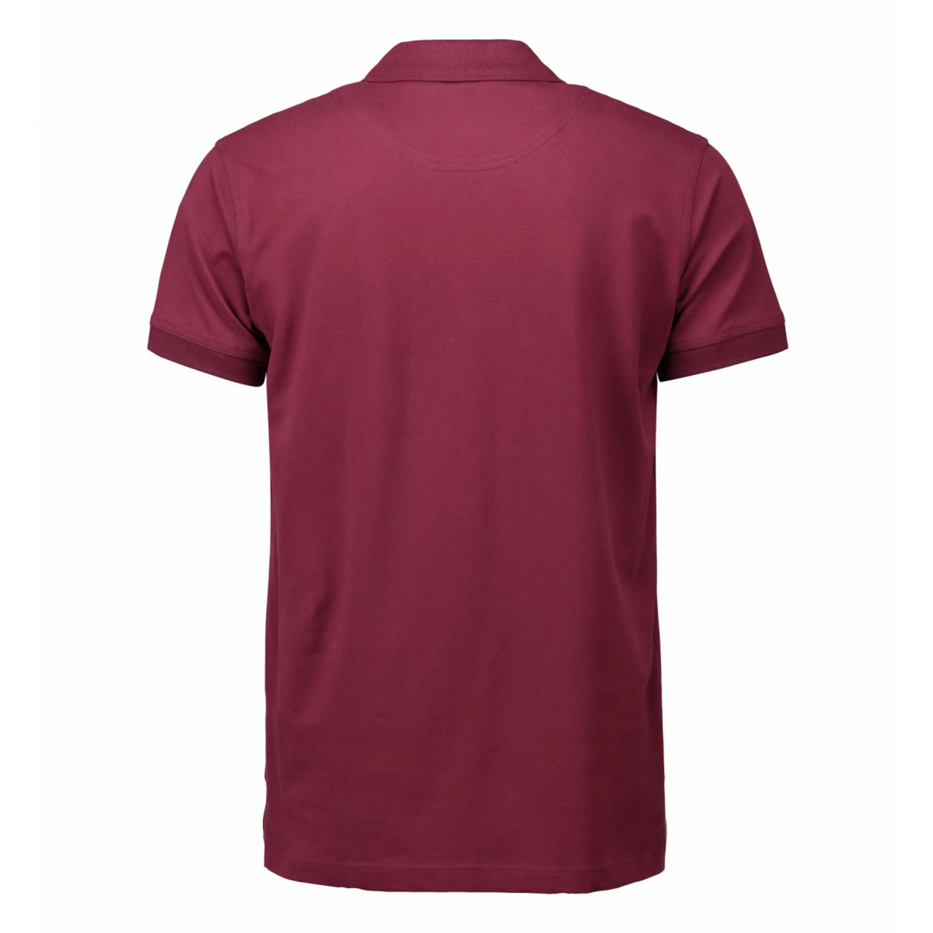 Футболка поло чоловіча ID Stretch - Бордовий / 3XL