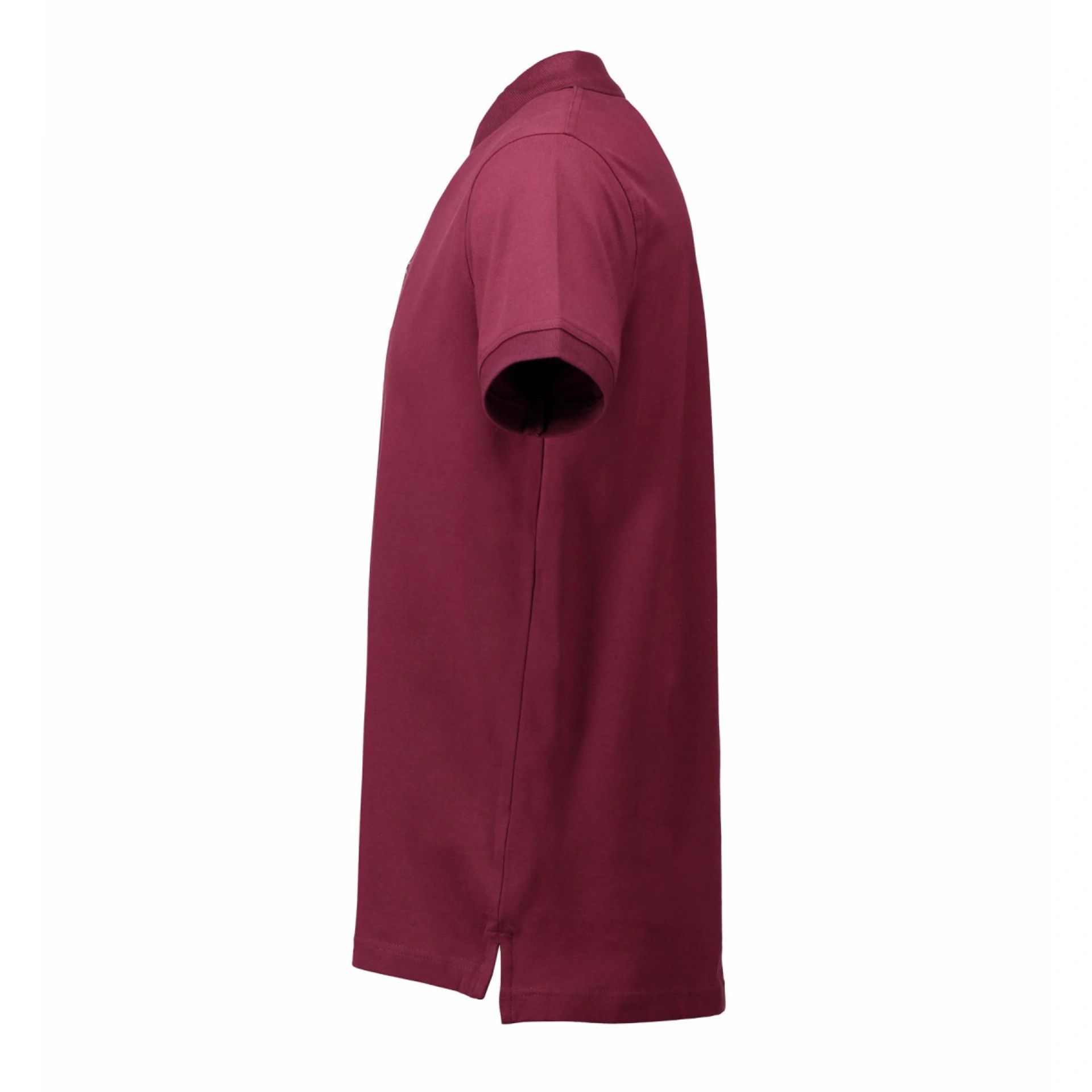 Футболка поло чоловіча ID Stretch - Бордовий / 3XL