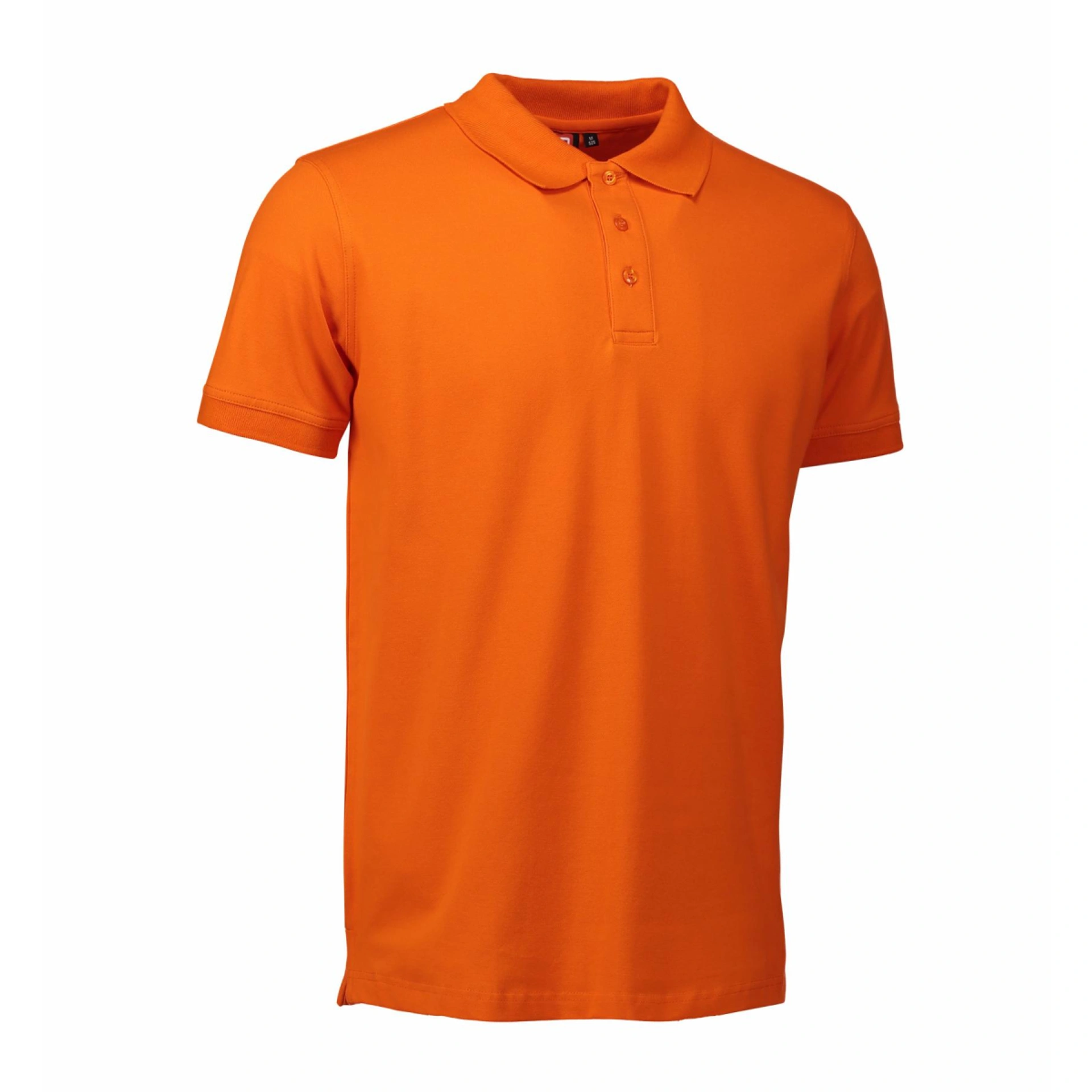 Футболка поло чоловіча ID Stretch - Помаранчевий / 3XL