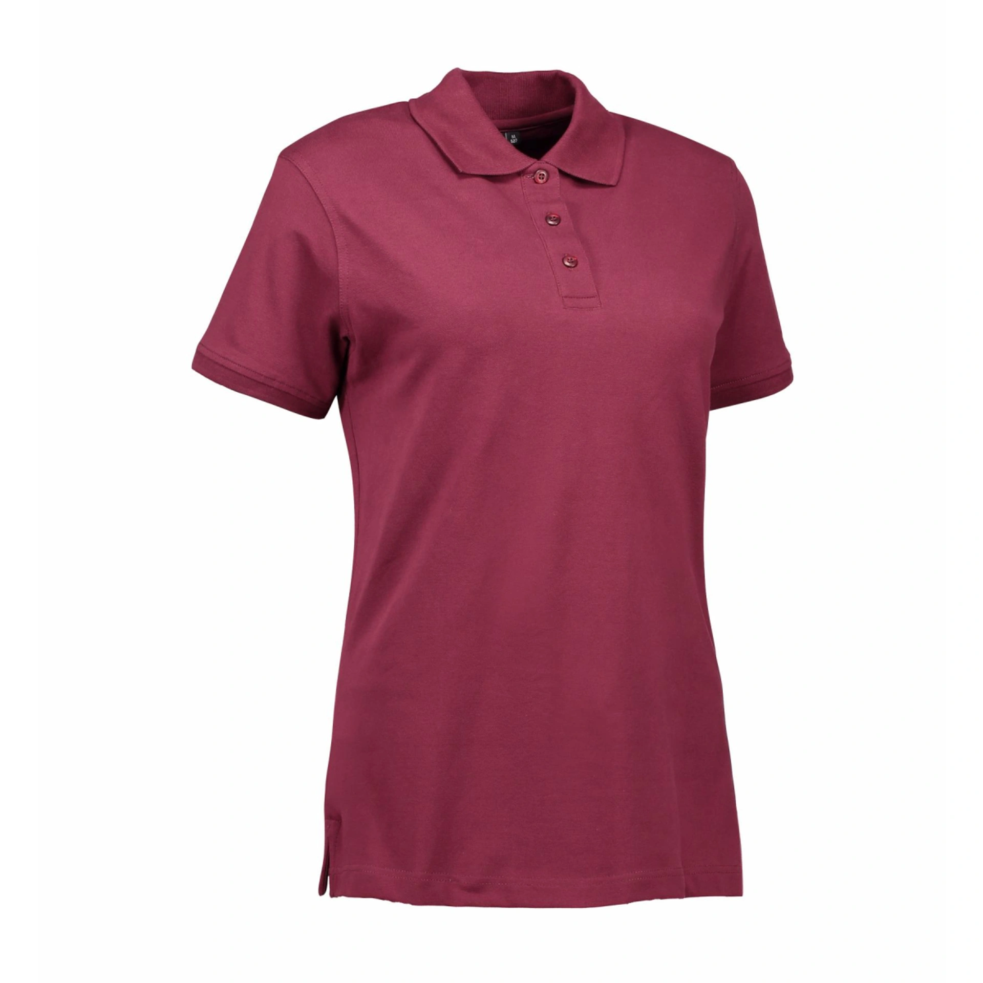 Футболка поло жіноча ID Stretch - Бордовий / 3XL