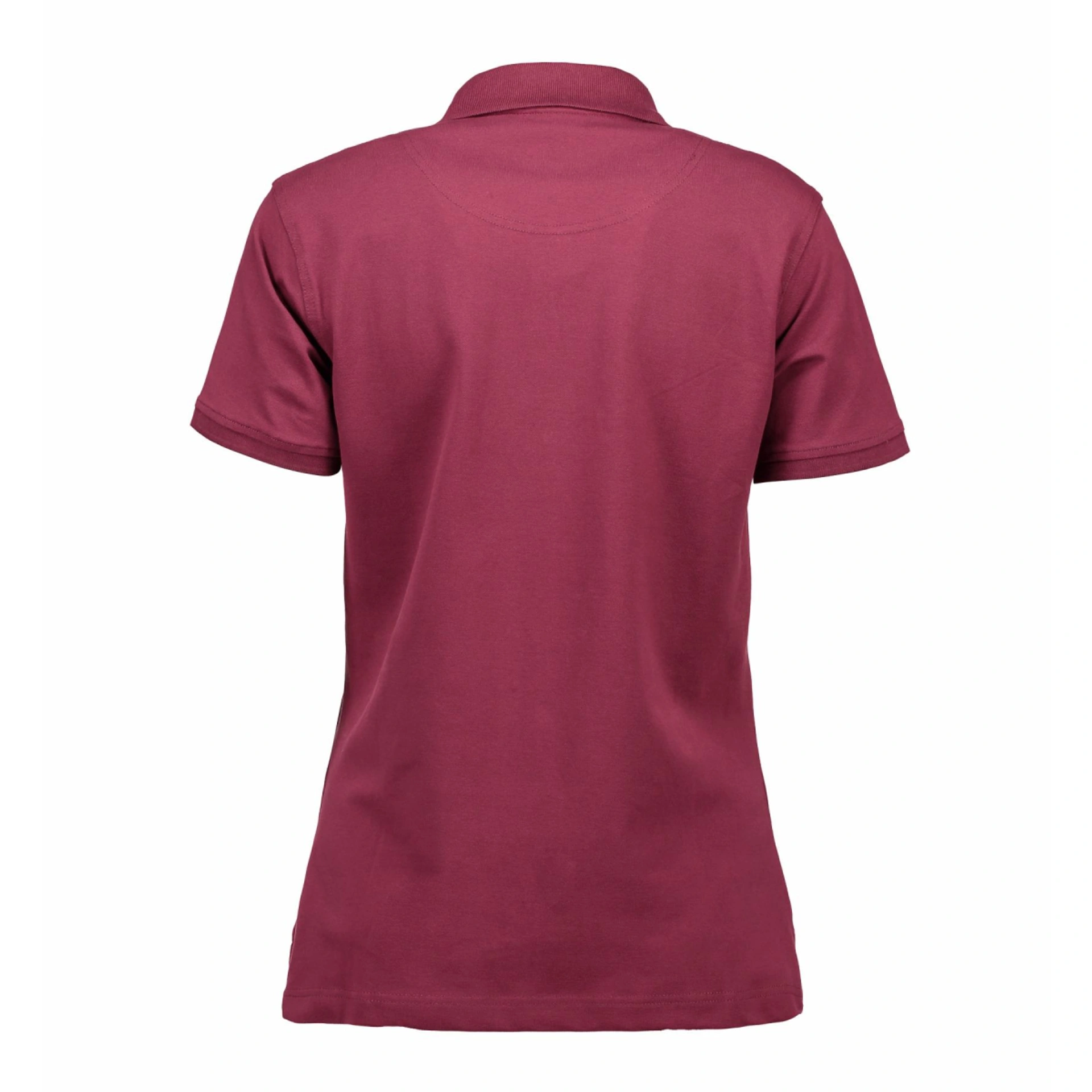 Футболка поло жіноча ID Stretch - Бордовий / 3XL