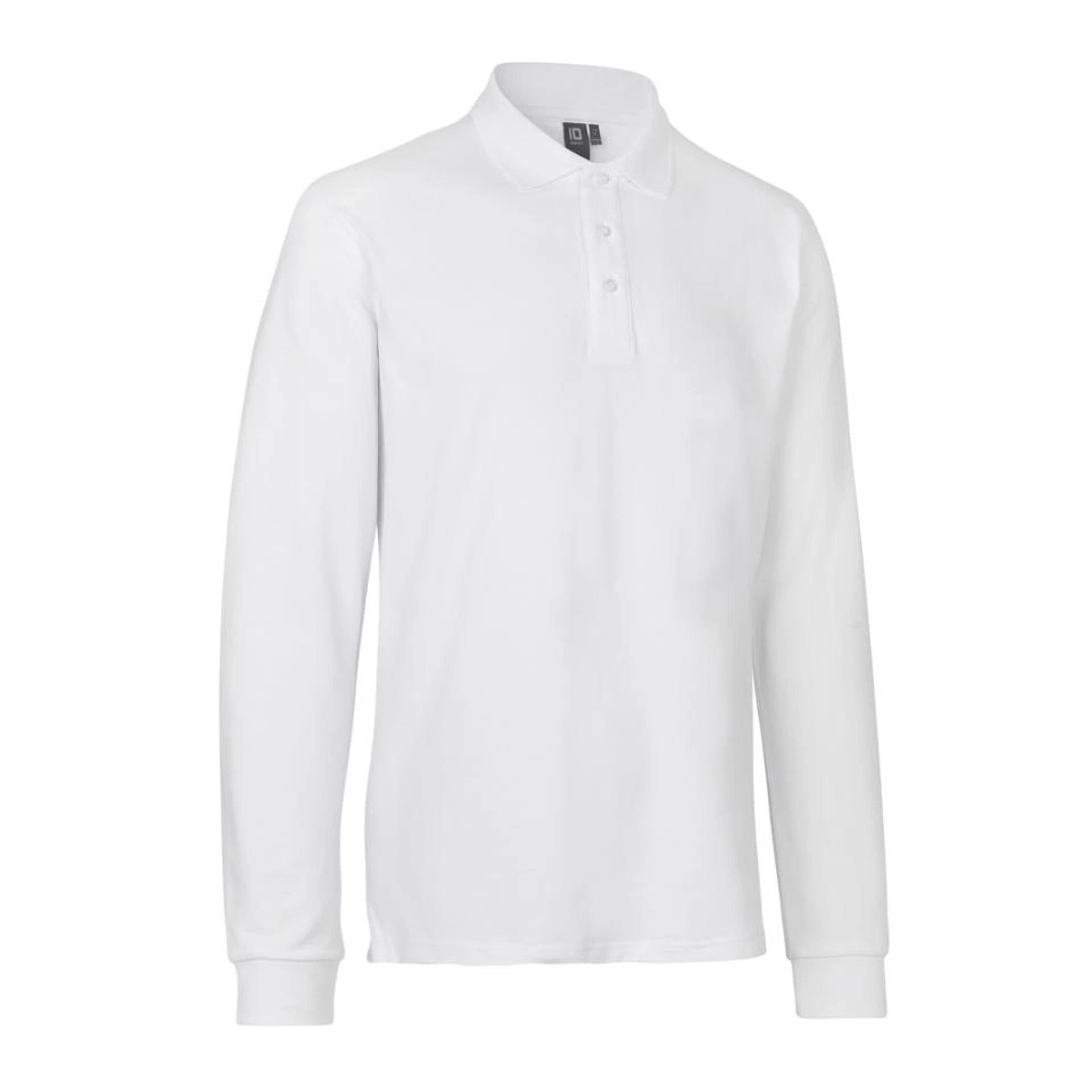 Лонгслів поло чоловіча ID Stretch - Білий / 3XL