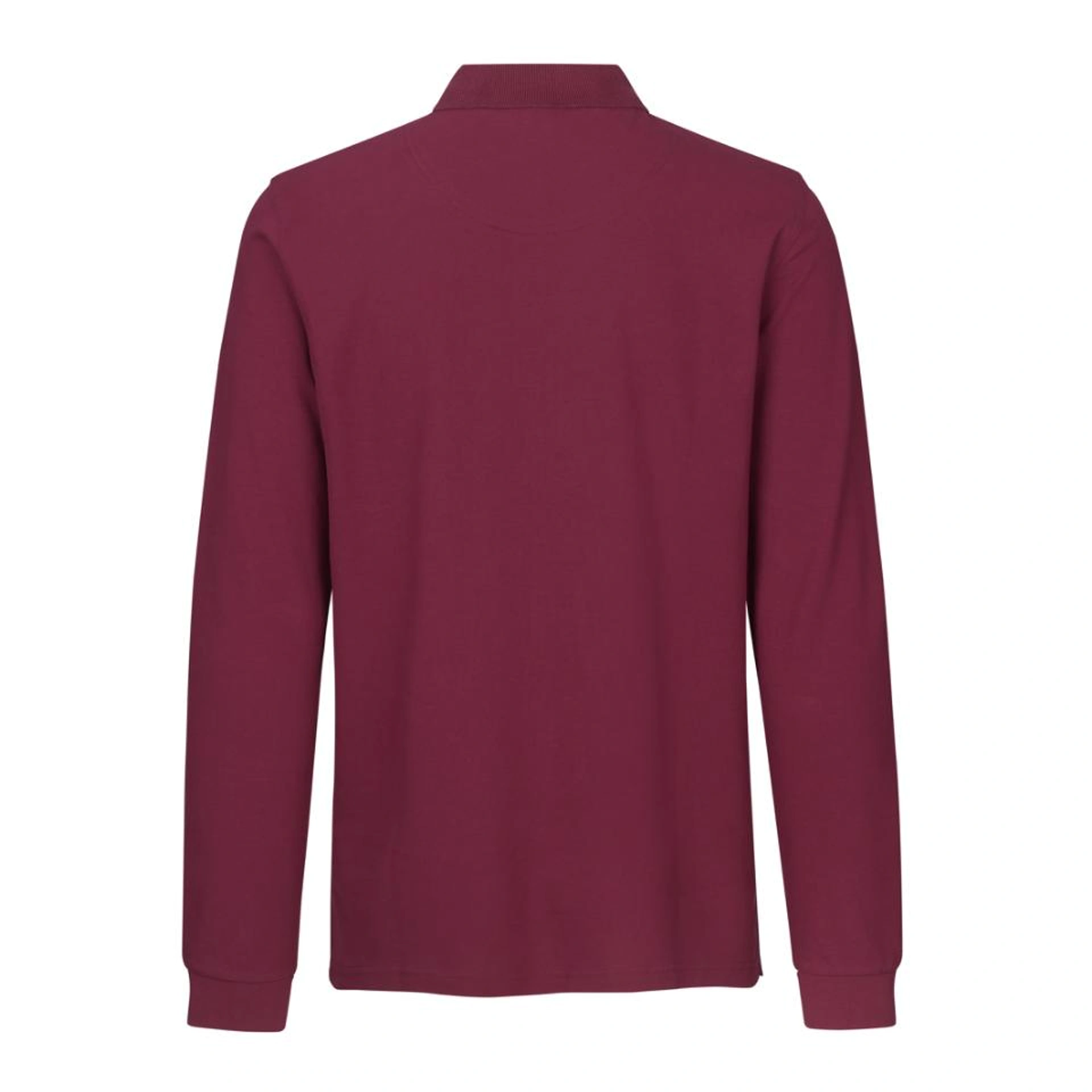 Лонгслів поло чоловіча ID Stretch - Бордовий / 3XL