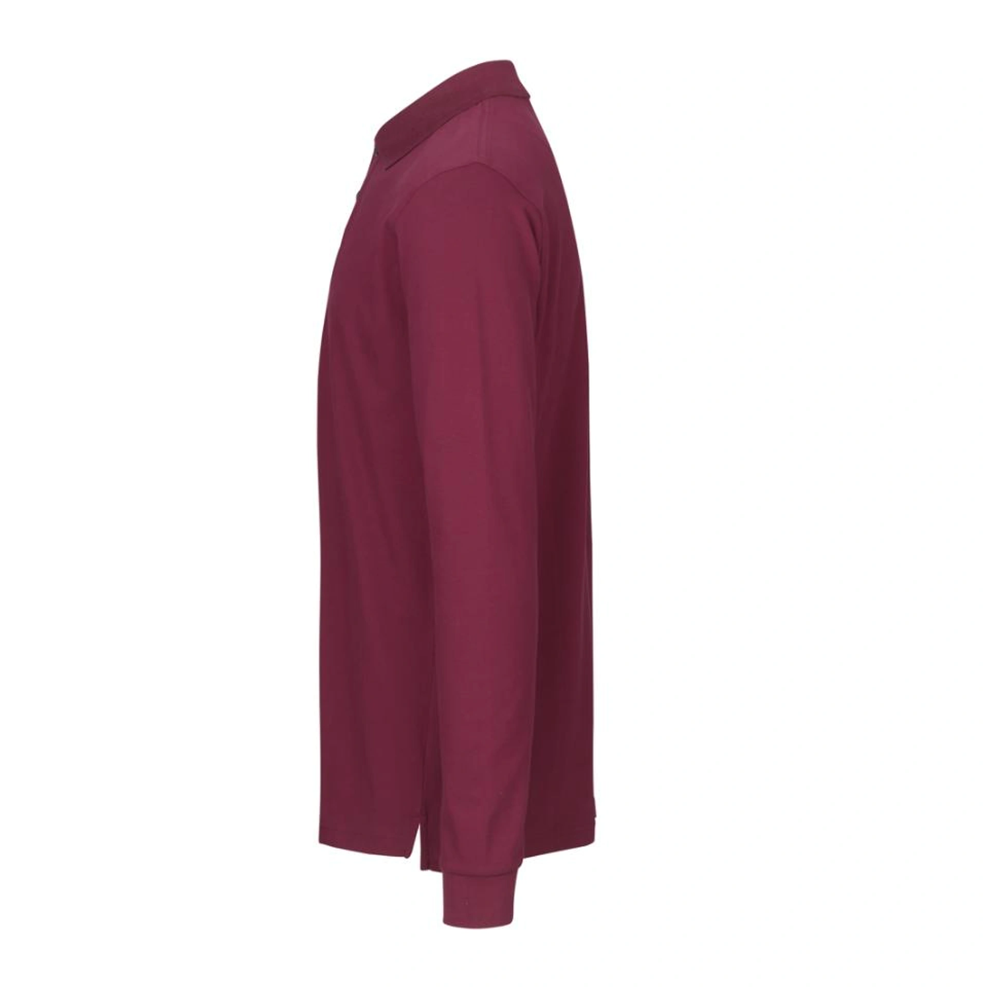 Лонгслів поло чоловіча ID Stretch - Бордовий / 3XL