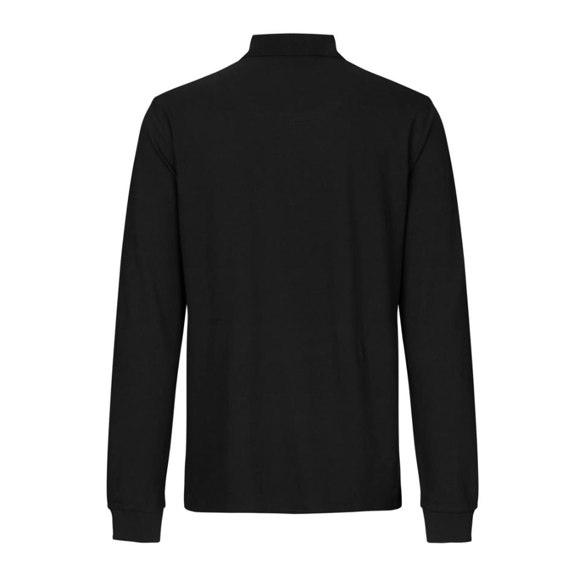 Лонгслів поло чоловіча ID Stretch - Чорний / 3XL