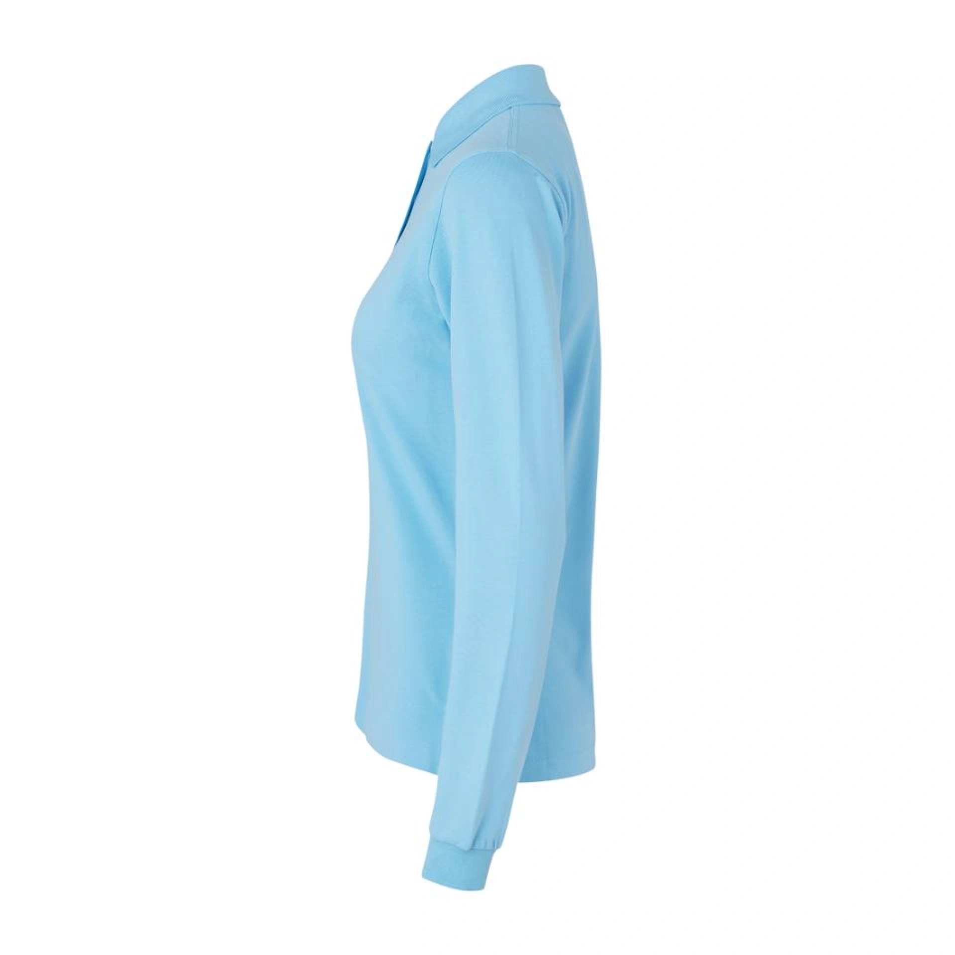 Лонгслів поло жіноча ID Stretch - Блакитний / 3XL