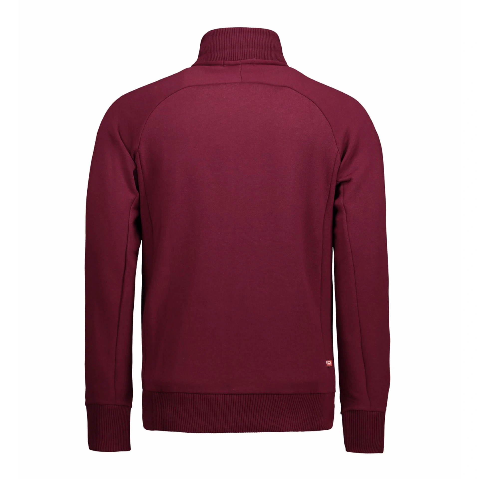 Світшот на блискавці чоловічий ID Full Zip - Бордовий / 3XL