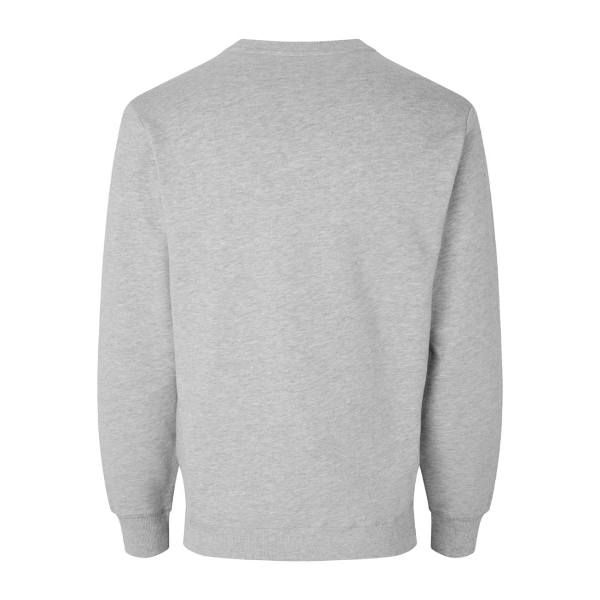 Світшот чоловічий ID Оrganic - Світло-сірий меланж / 3XL
