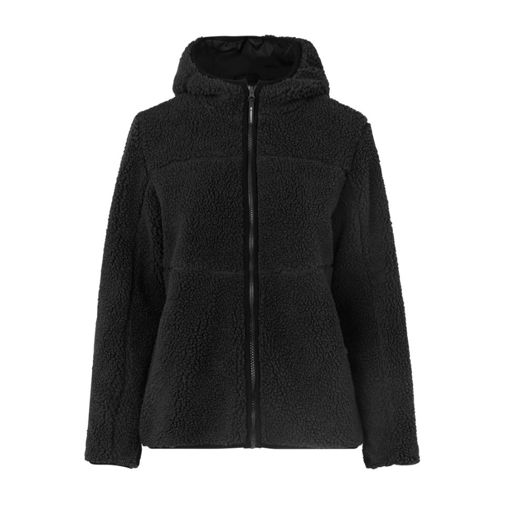 Куртка з шерпи жіноча ID Pile - Чорний / 3XL